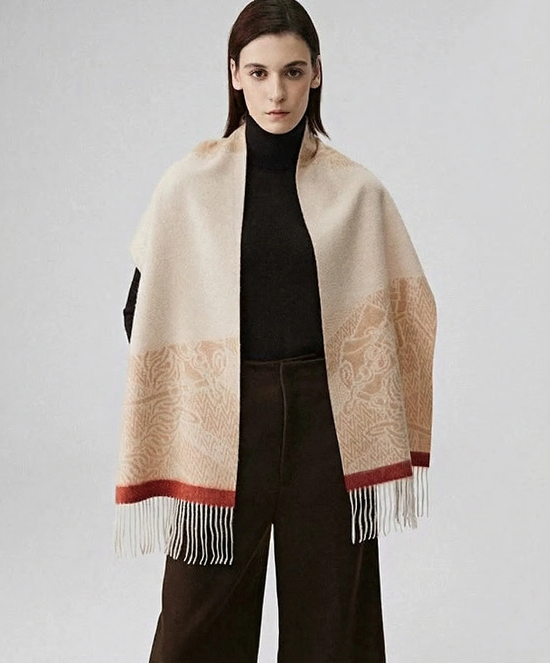 Horse Jacquard Scarf
