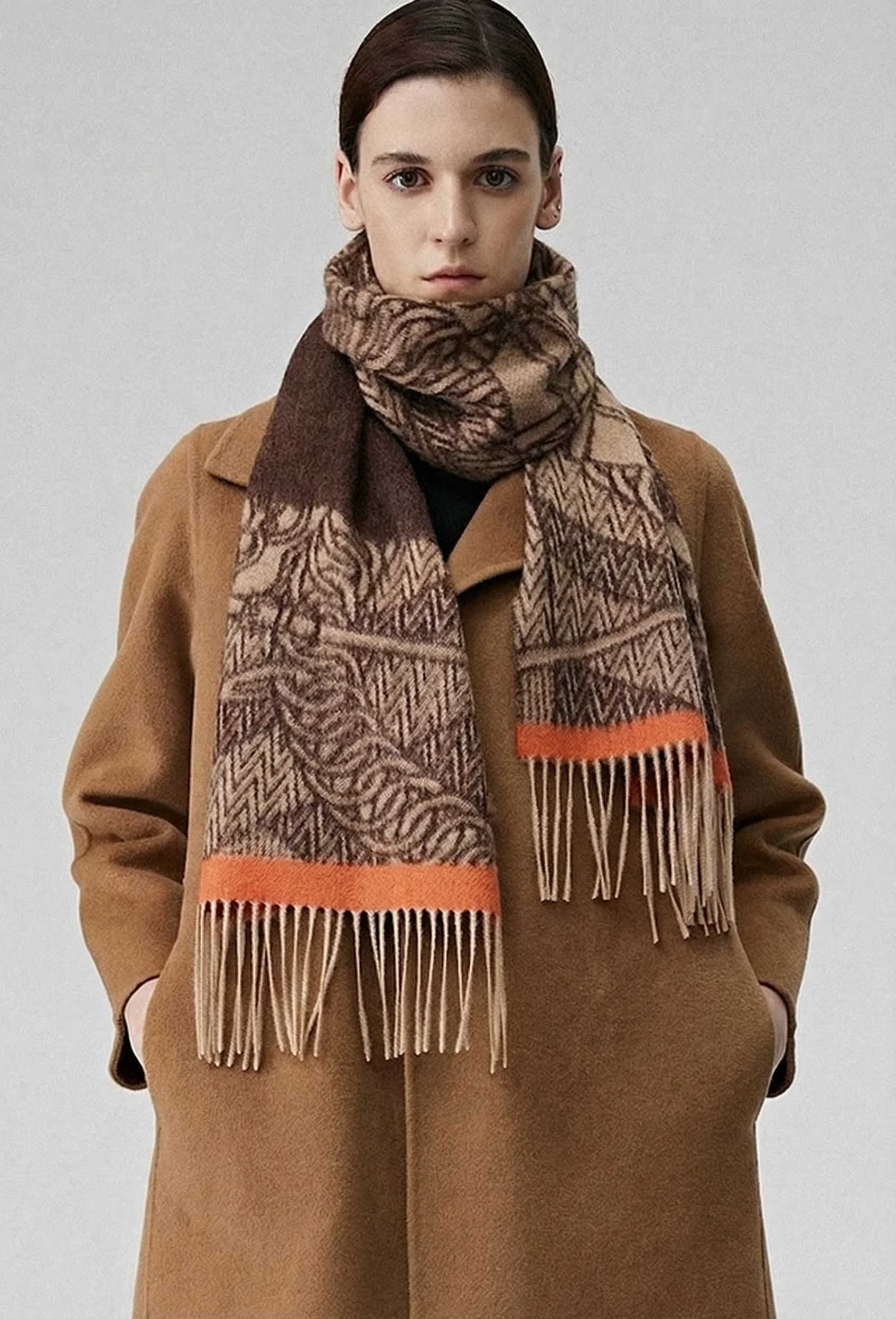 Horse Jacquard Scarf - Image 3