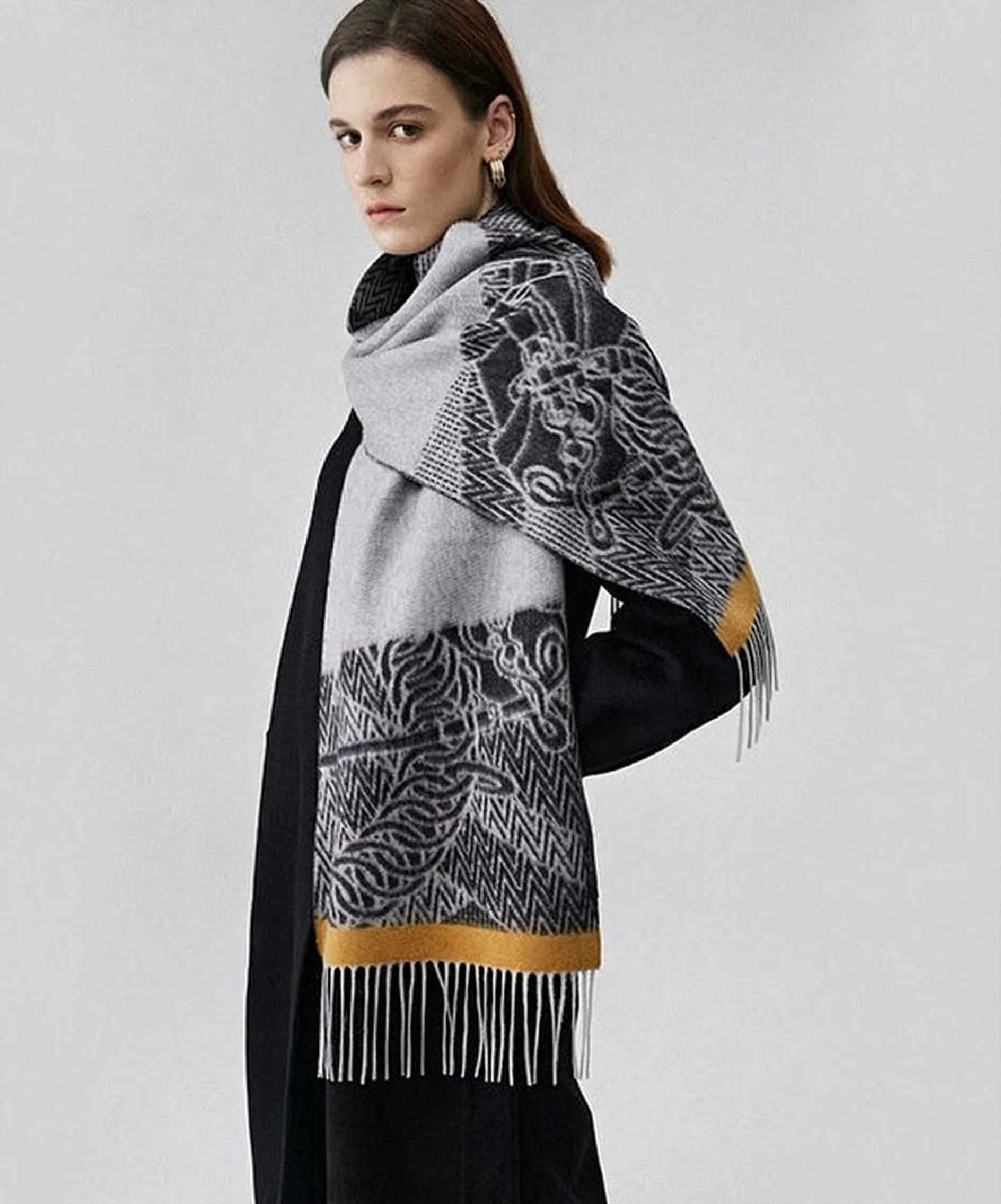 Horse Jacquard Scarf - Image 5