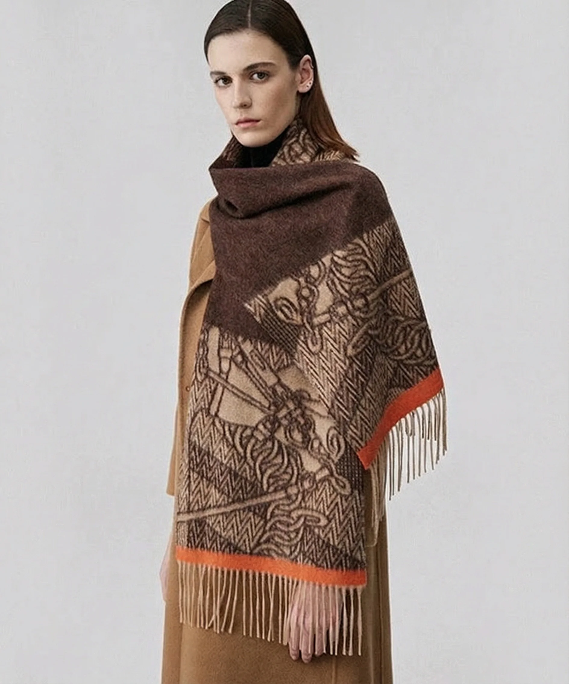 Horse Jacquard Scarf - Image 6