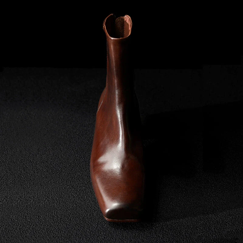 Horse Leather Chelsea Boots - Image 3