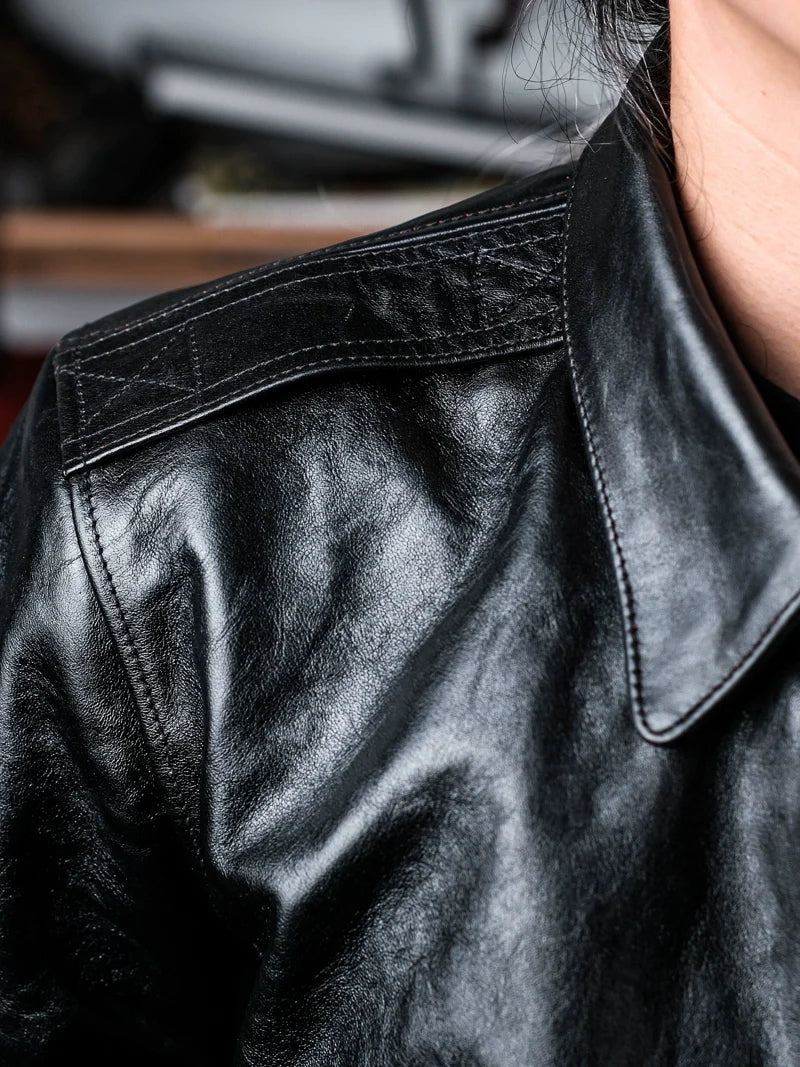 Horsehide A-2 Flight Jacket - Image 5
