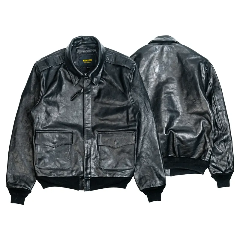Horsehide A-2 Flight Jacket - Image 6
