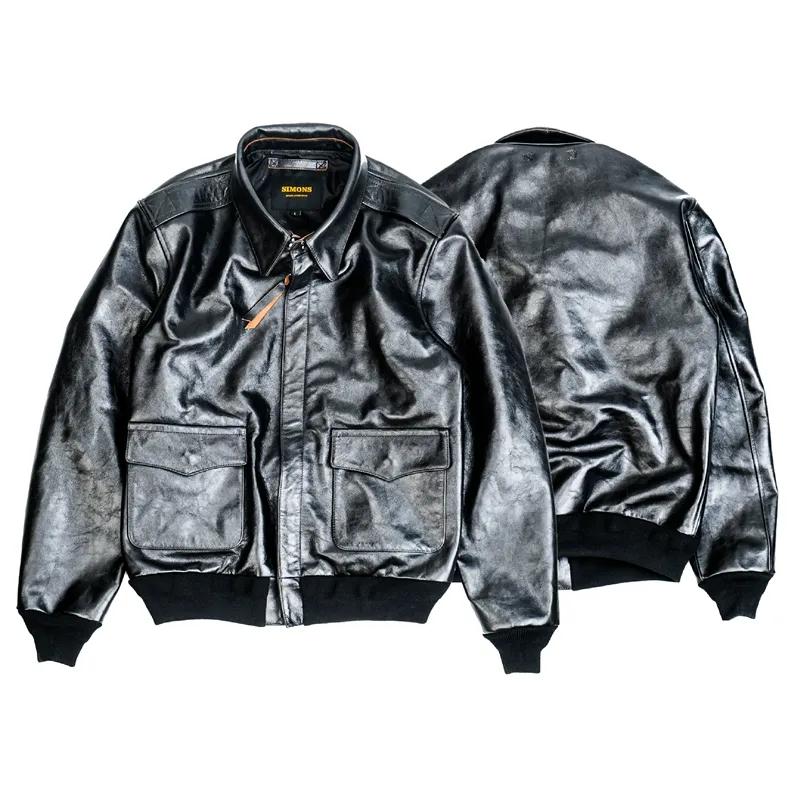 Horsehide A-2 Flight Jacket - Image 7