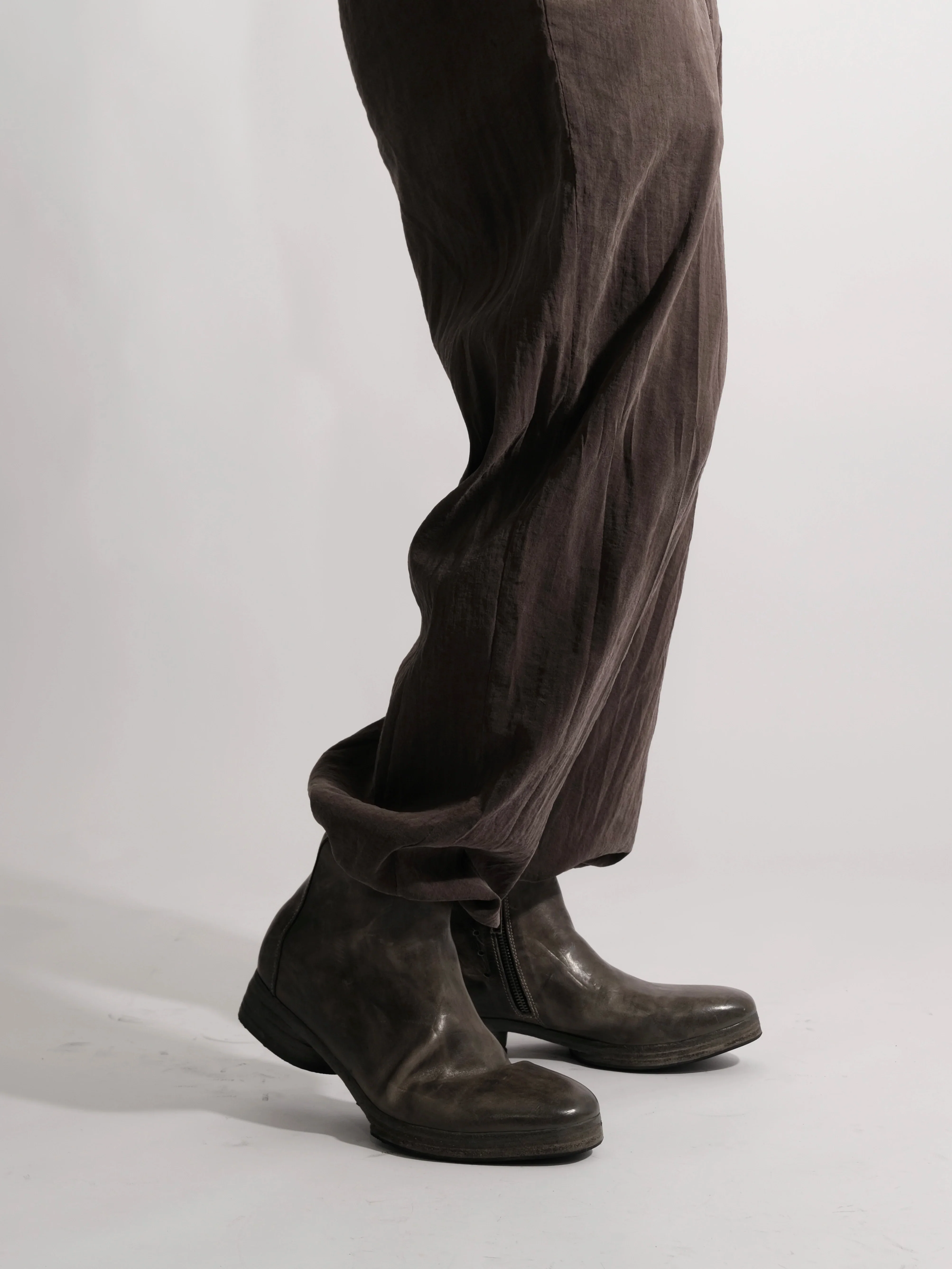 Horsehide Side-Zip Ankle Boots - Image 2
