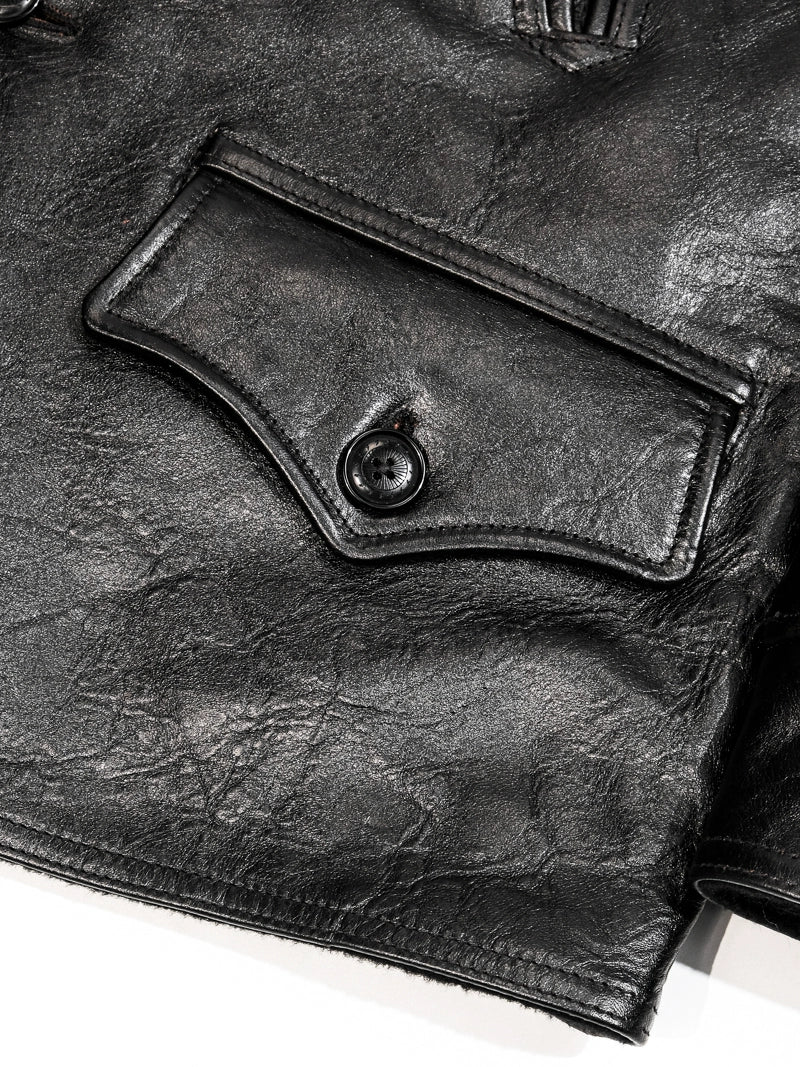 Horsehide Wool-Lined Car Coat - Image 4