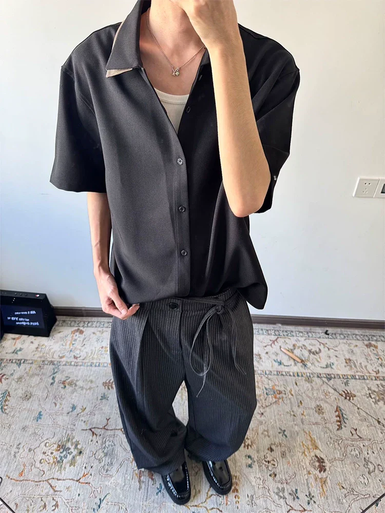 Houndstooth Double-Collar Shirt