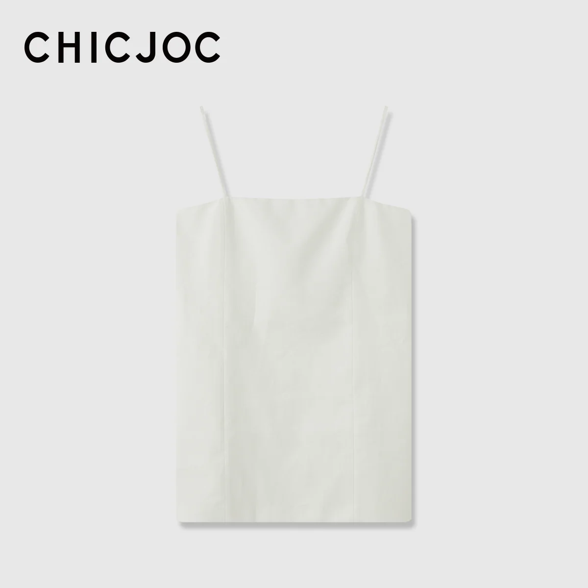 Houndstooth Linen Longline Camisole - Image 6