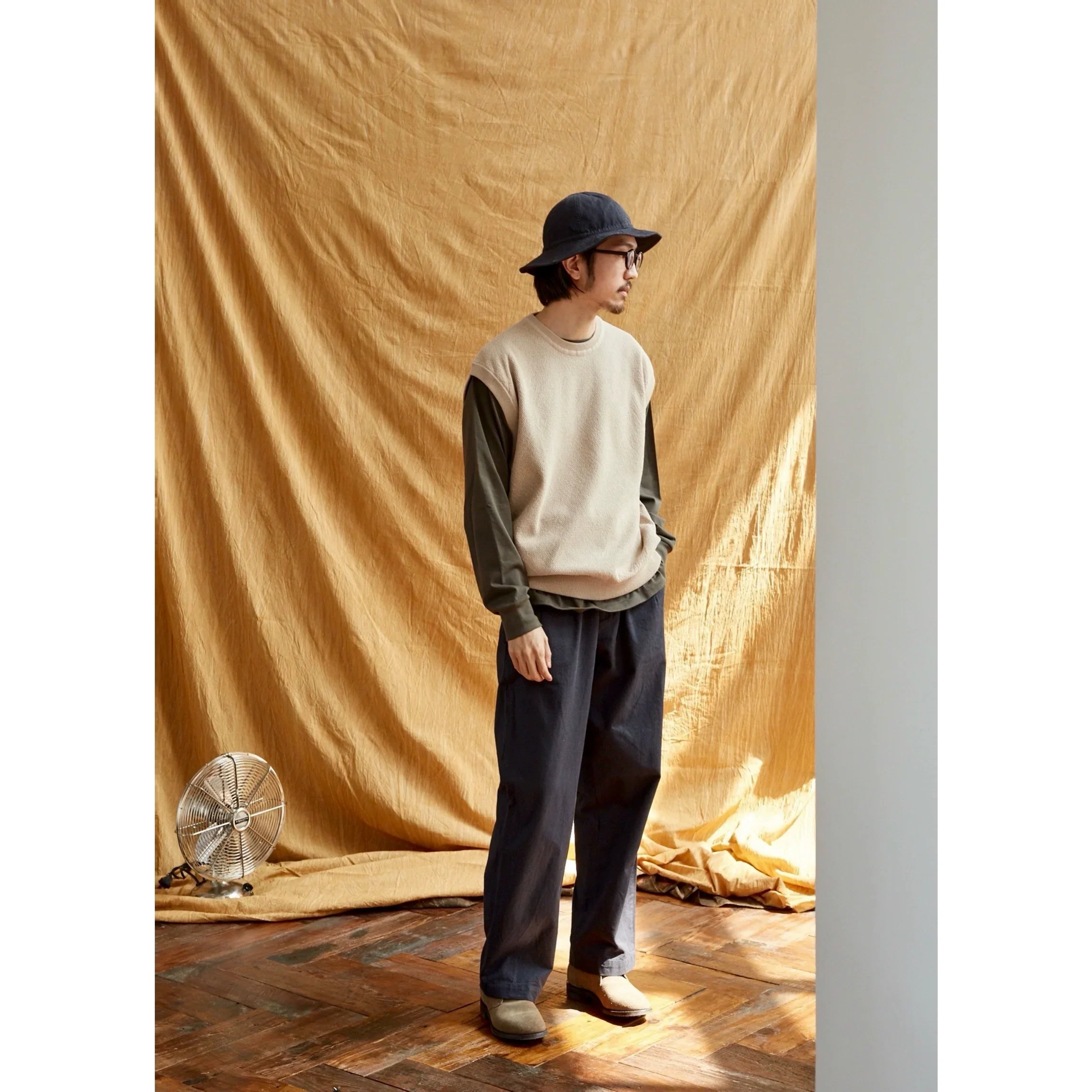 Houndstooth Wide-Brimmed Bush Hat - Image 3
