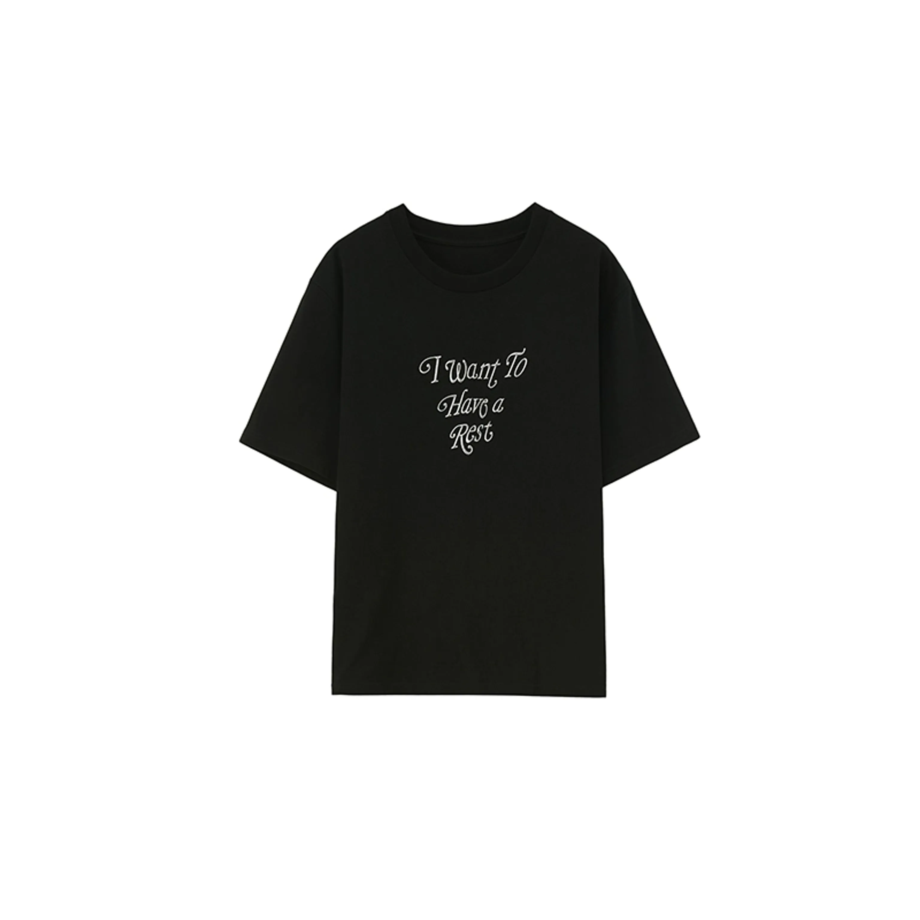 I Want To Have a Rest Embossed Tee & Tank Set - Image 10
