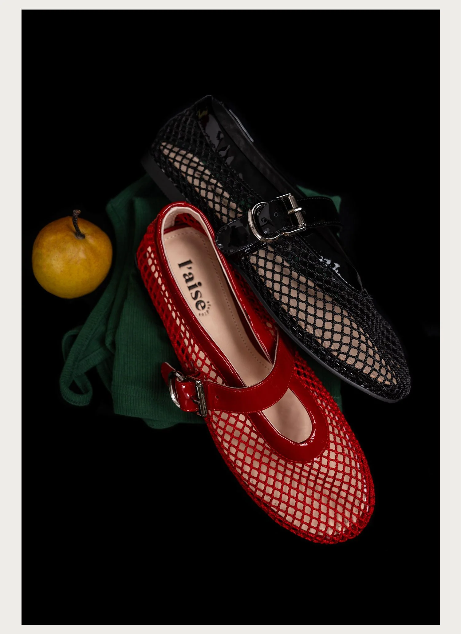 Ice Silk Mesh Mary Jane Flats - Image 5