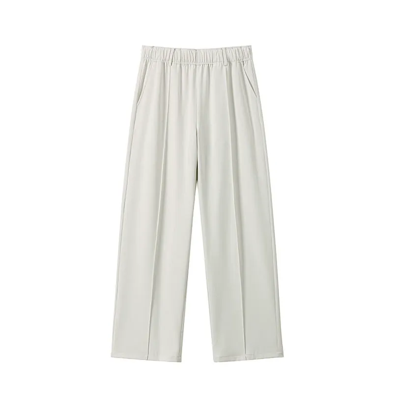 Ice Silk Wide-Leg Trousers - Image 2