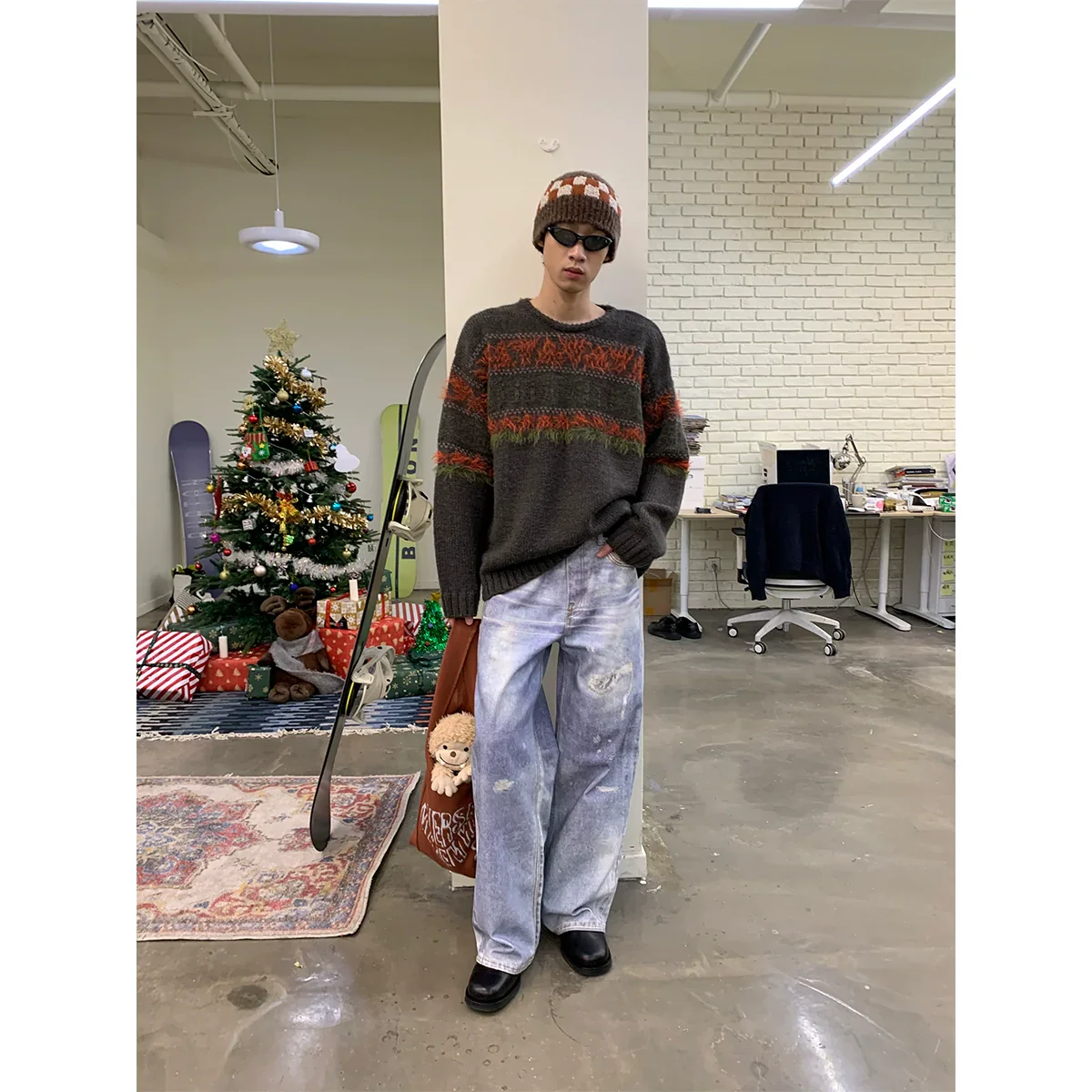 Icelandic Knit Crew Sweater - Image 5