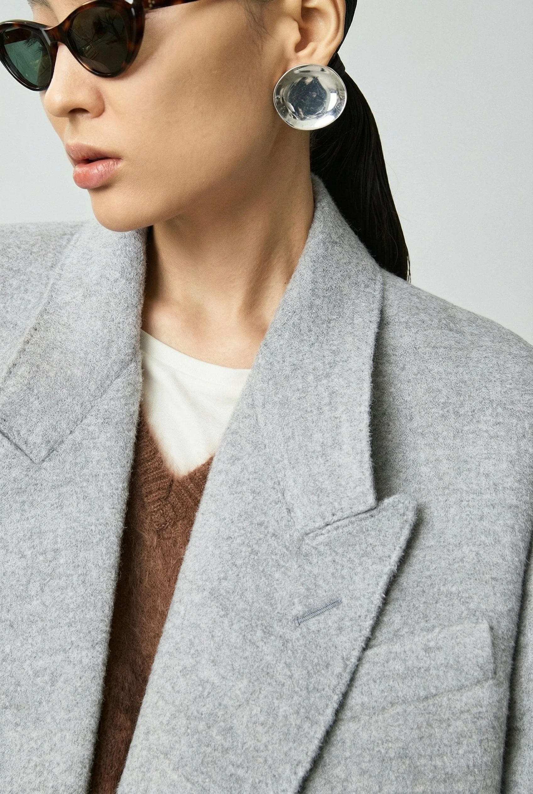 Imported Alpaca Double-Breasted Coat - Image 10
