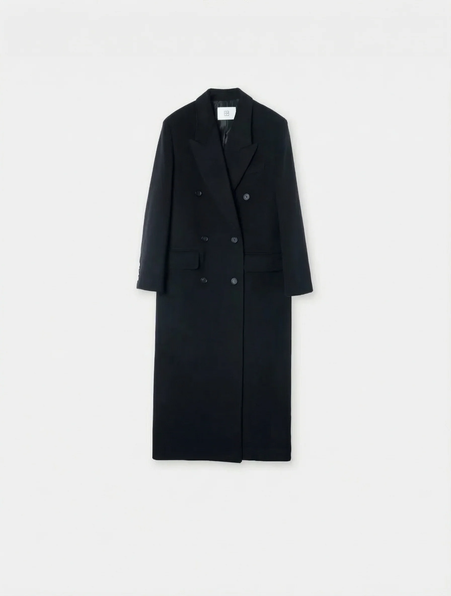Imported Alpaca Double-Breasted Coat - Image 14