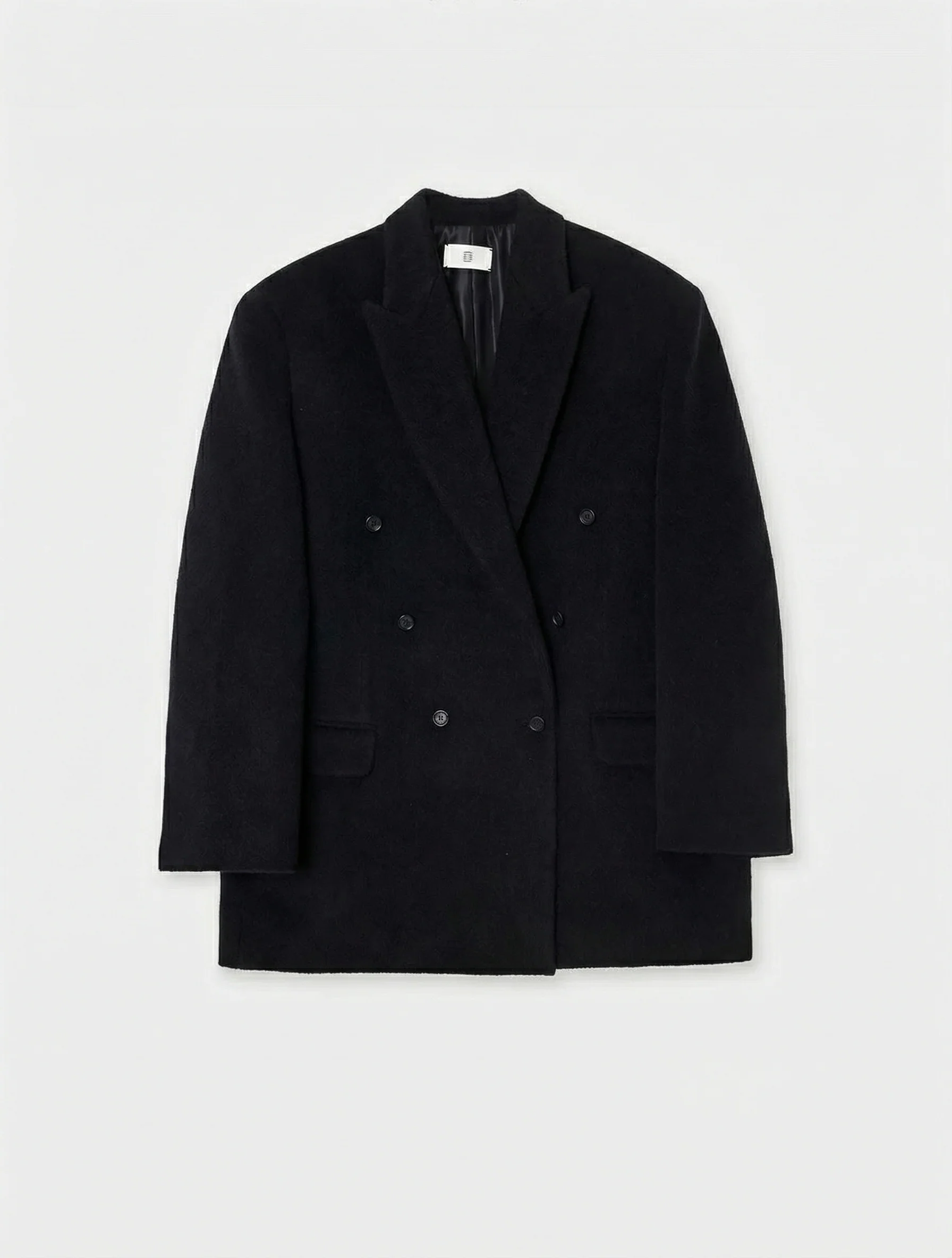 Imported Alpaca Double-Breasted Coat - Image 17
