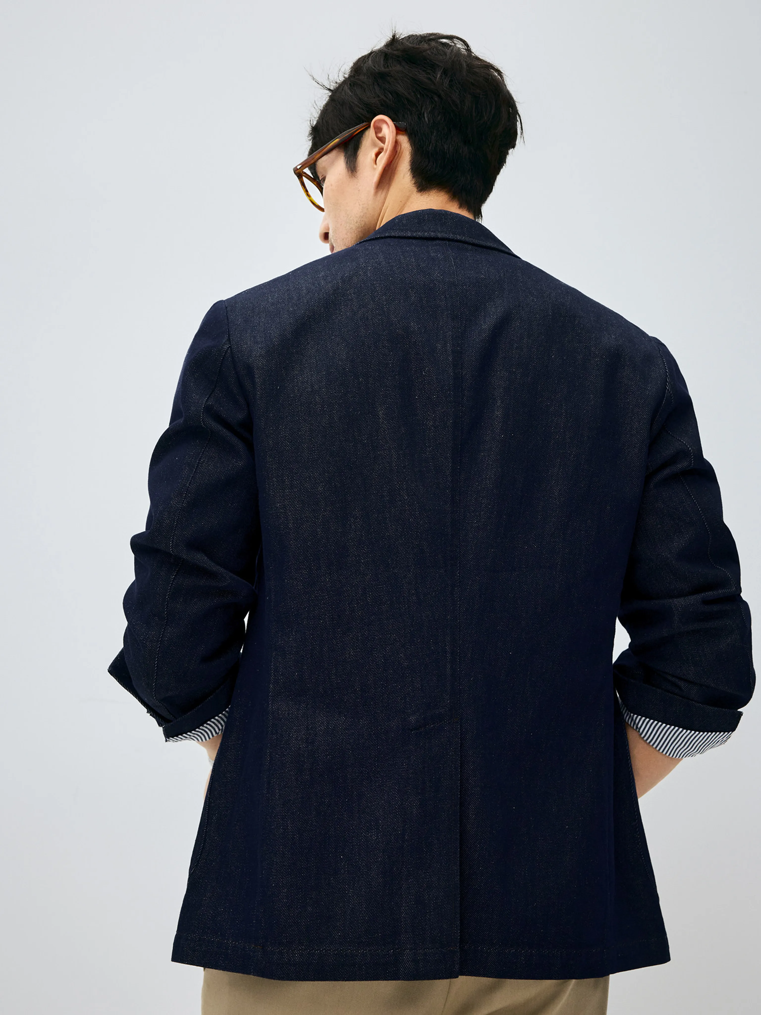Indigo Denim Blazer - Image 3