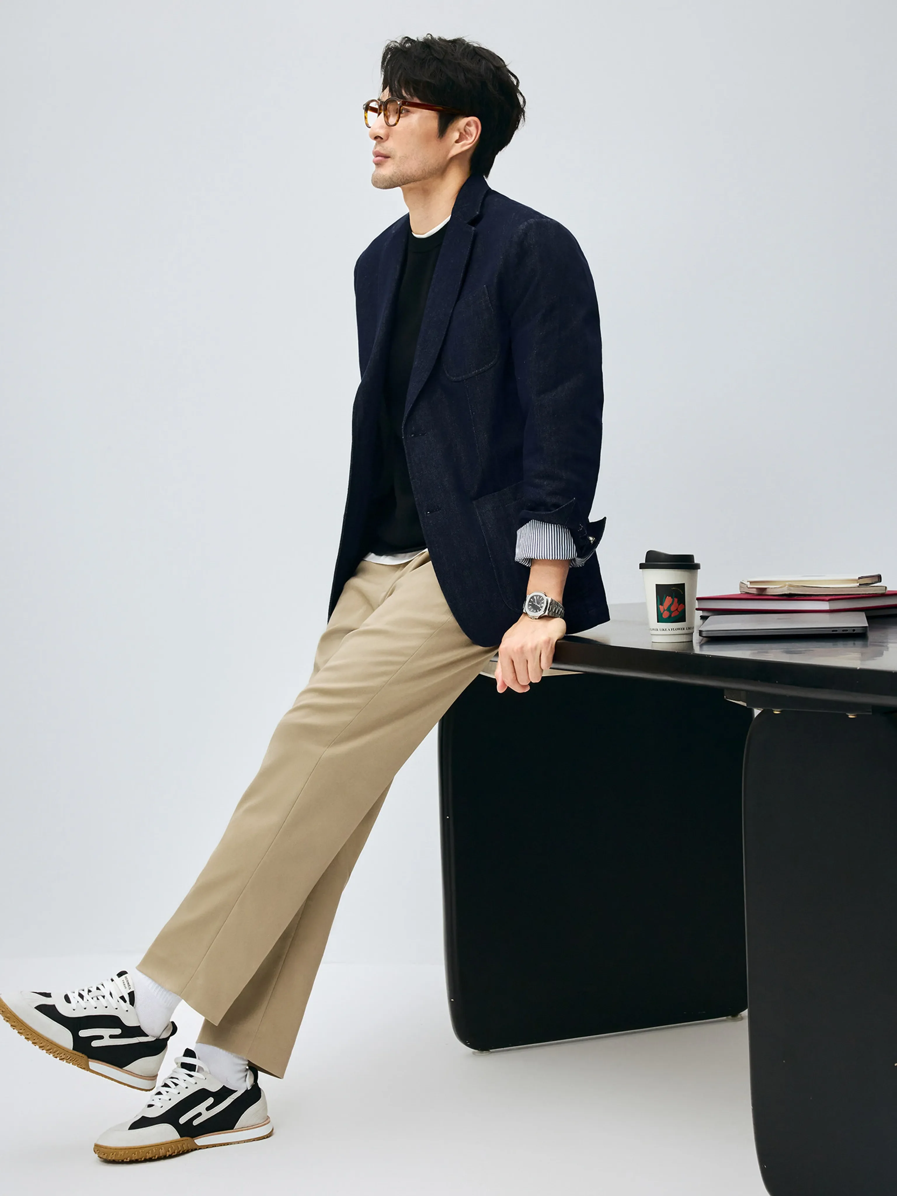 Indigo Denim Blazer - Image 4