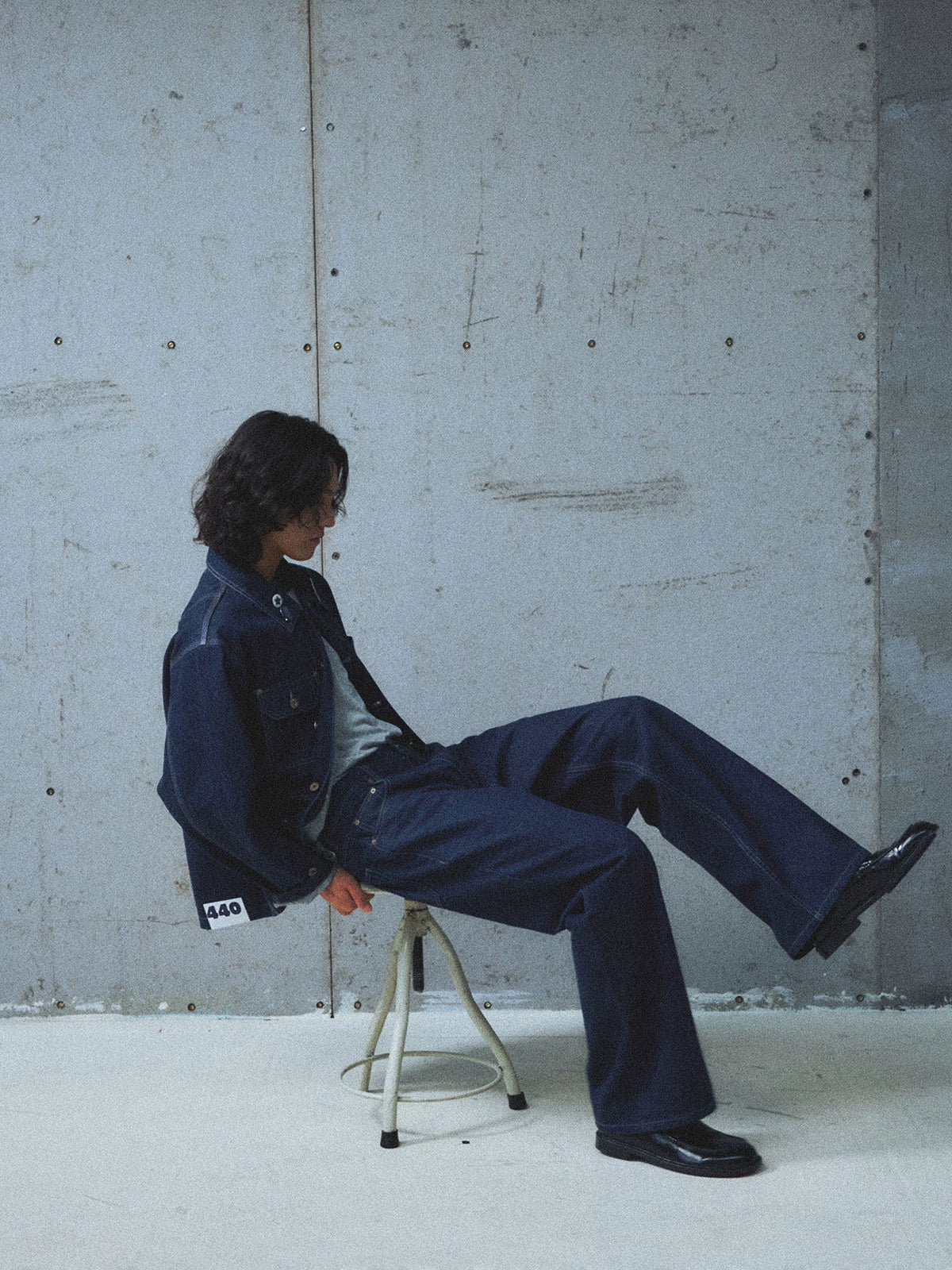 Indigo Multi-Pocket Denim Chore Jacket - Image 5