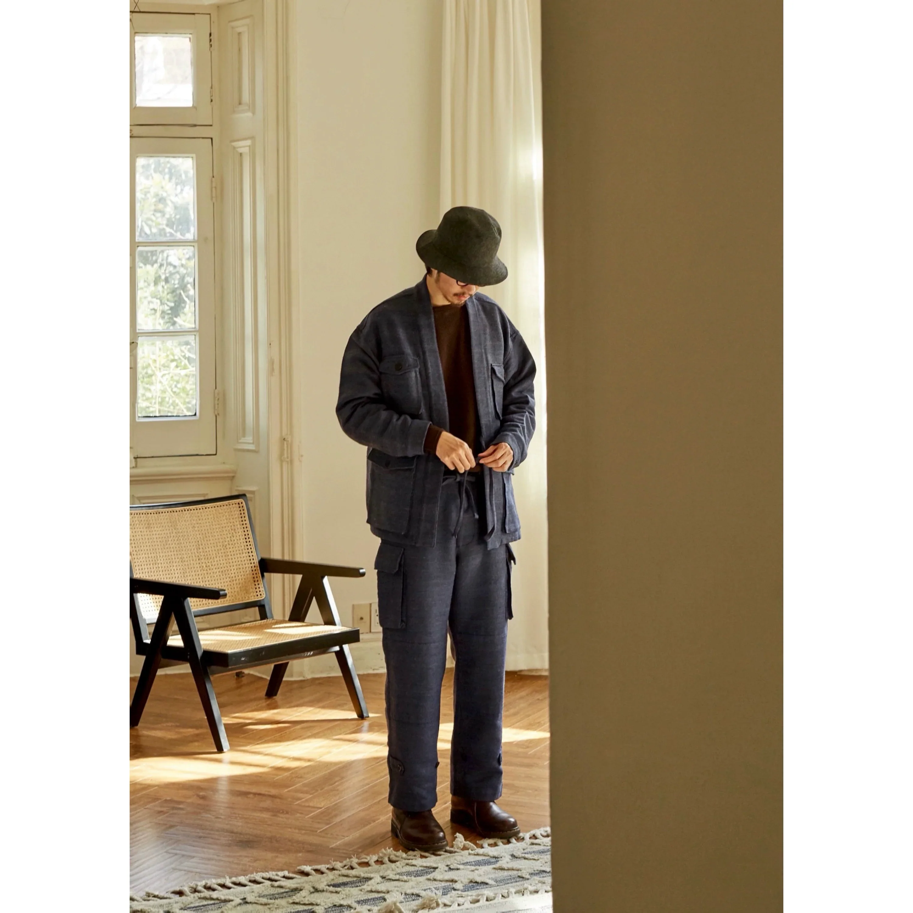 Indigo Sweat Trousers
