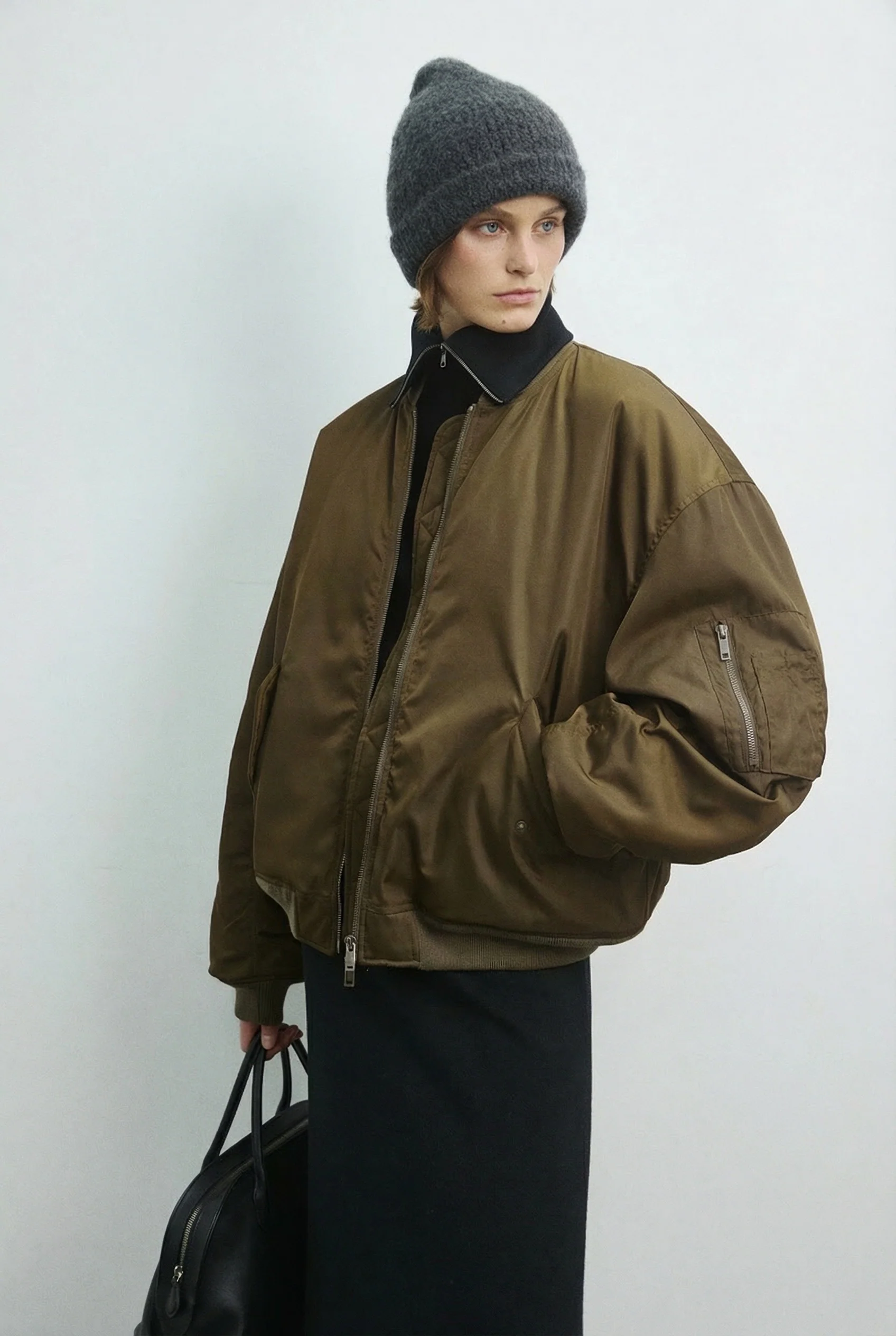 Insulated Nylon Bomber - Image 6