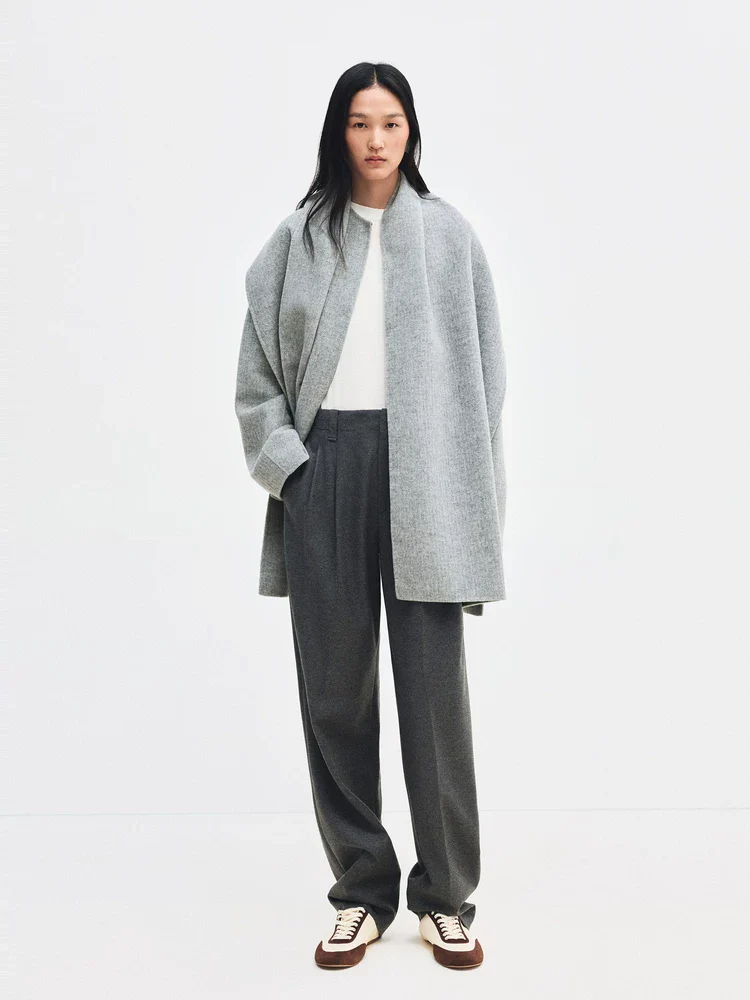Integrated Scarf Jacket - Image 2