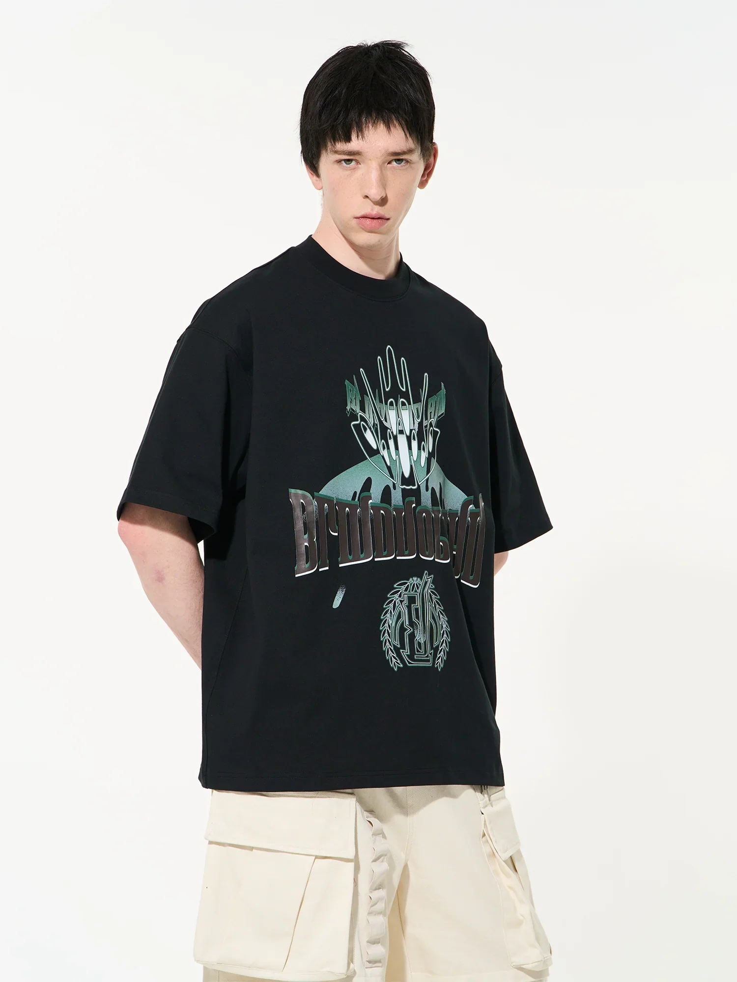 Inverted Gradient Cotton Tee - Image 2