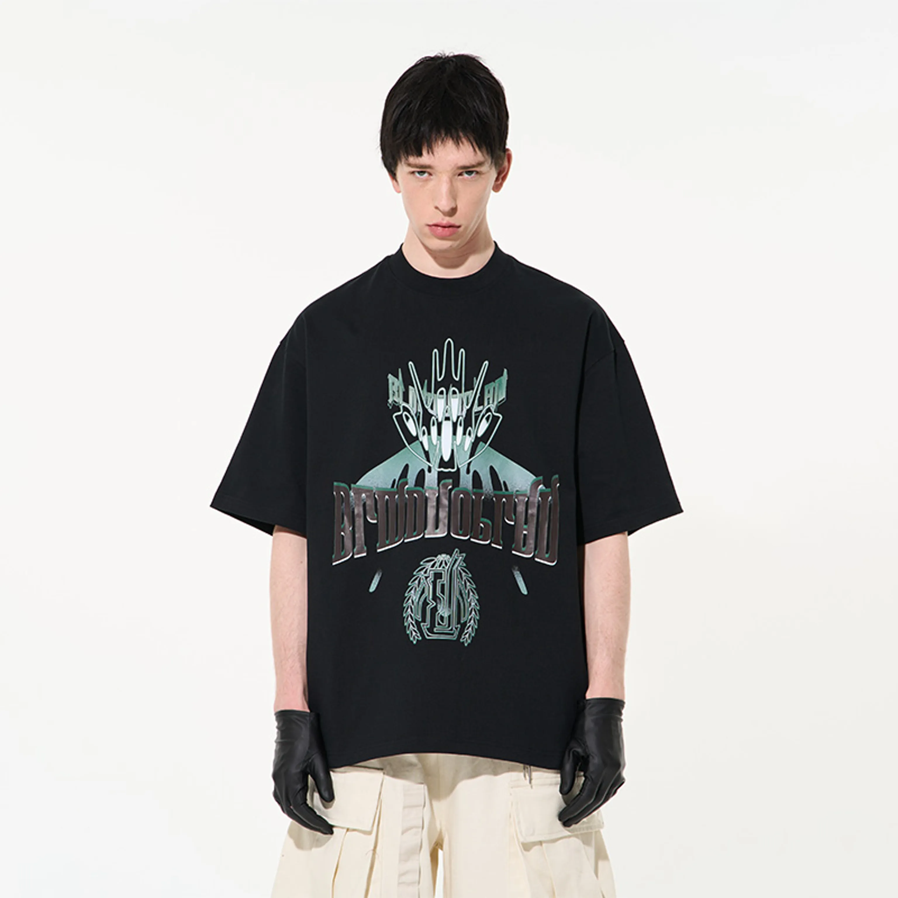 Inverted Gradient Cotton Tee - Image 7