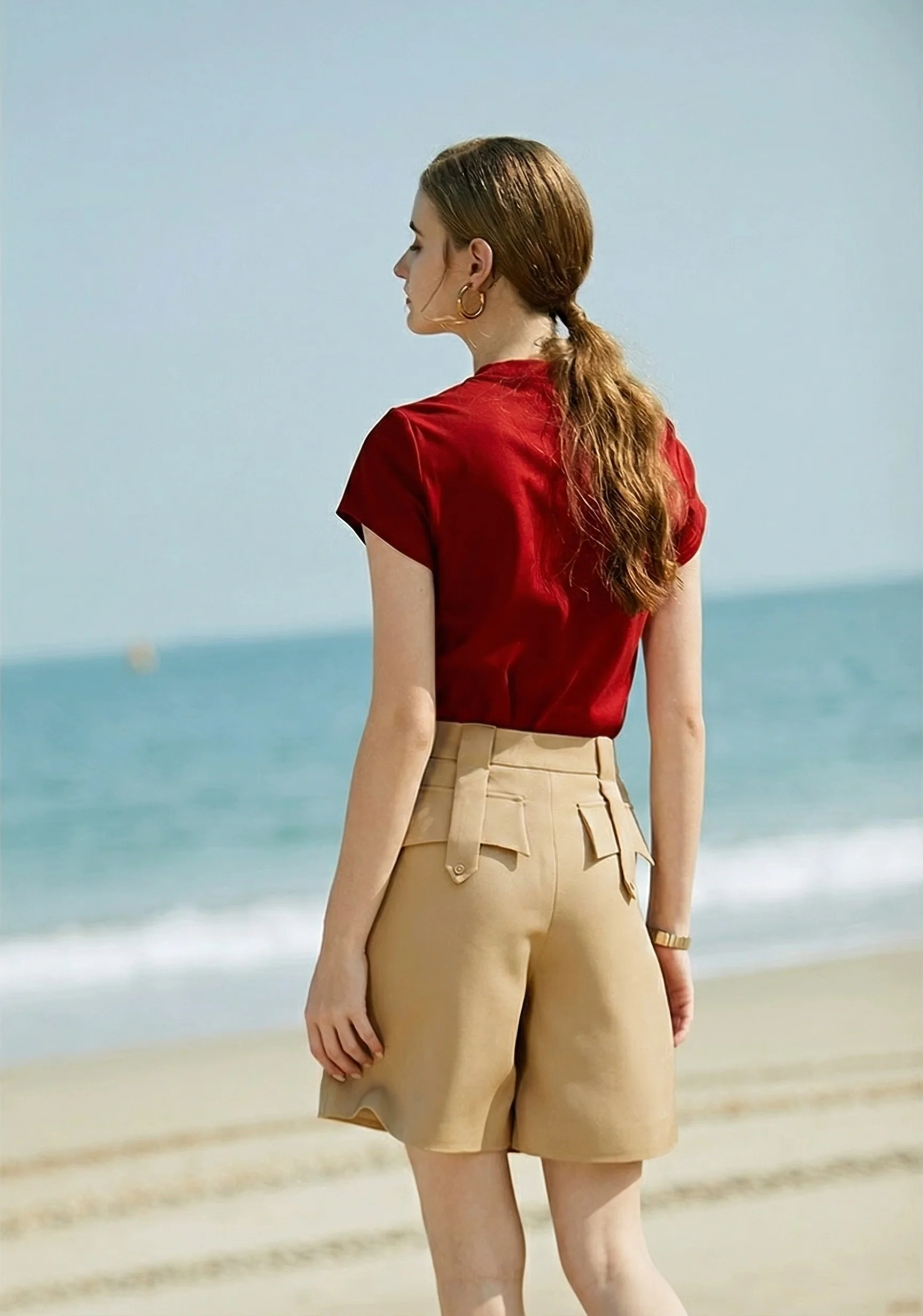 Italian Acetate Bermuda Shorts - Image 4