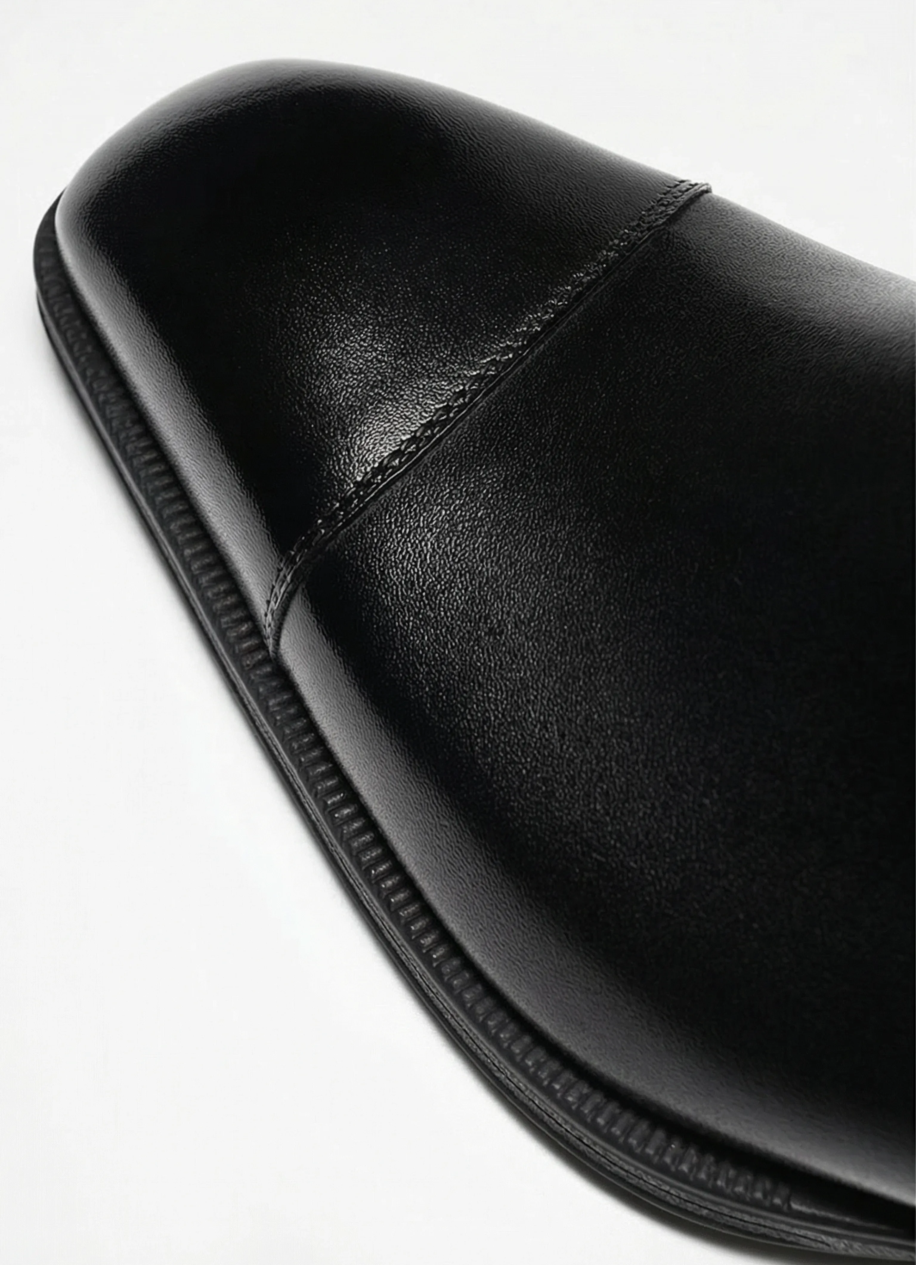 Italian Calf Leather Cap-Toe Chelsea Boots