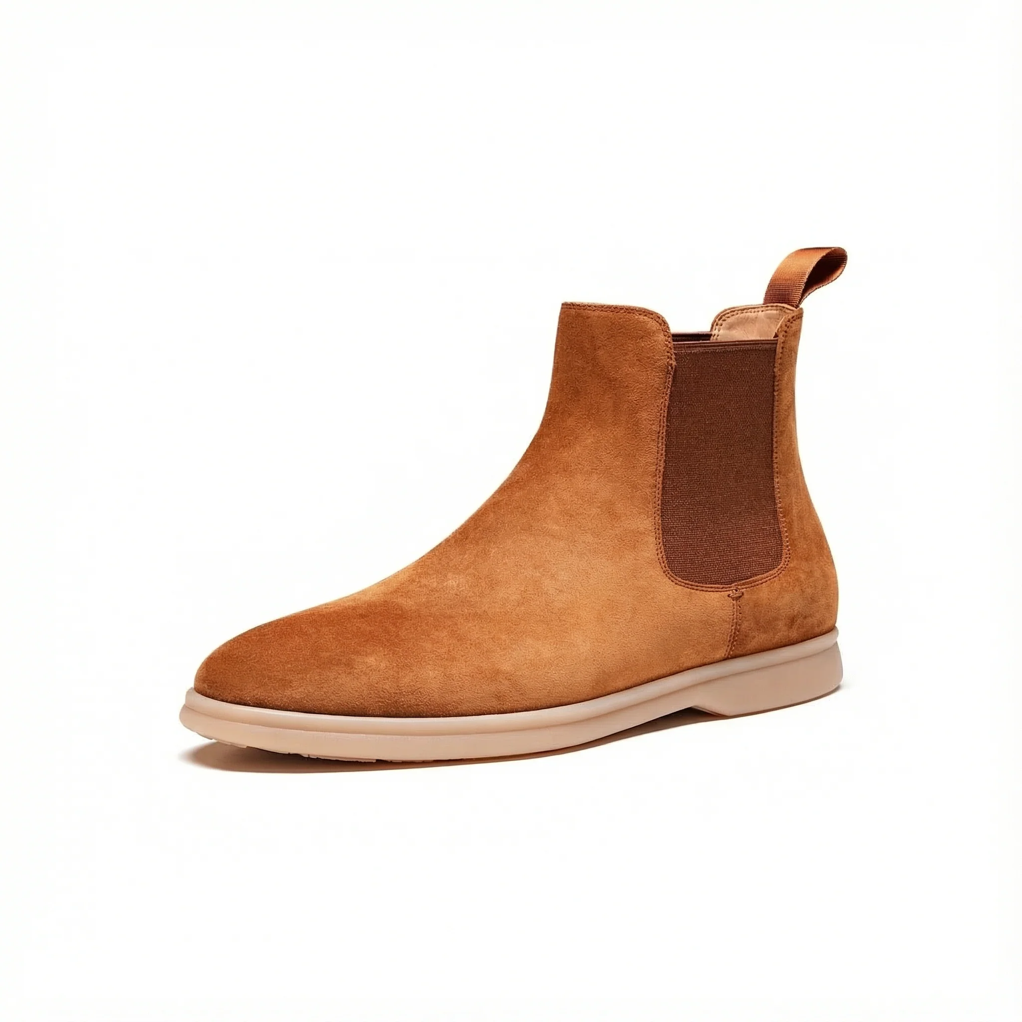 Italian Calf Suede Chelsea Boots - Image 5