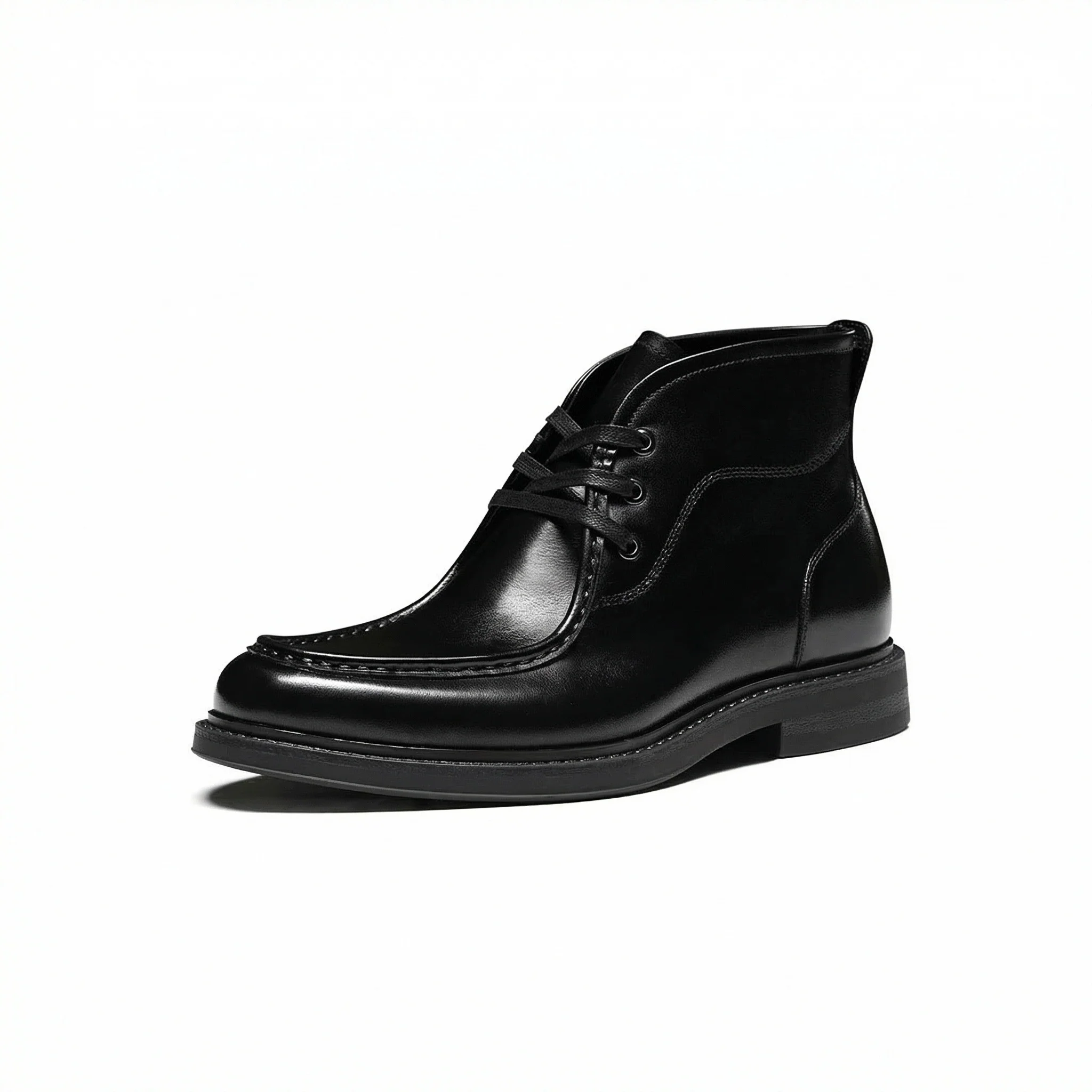 Italian Calfskin Moc-Toe Chukka Boots - Image 7