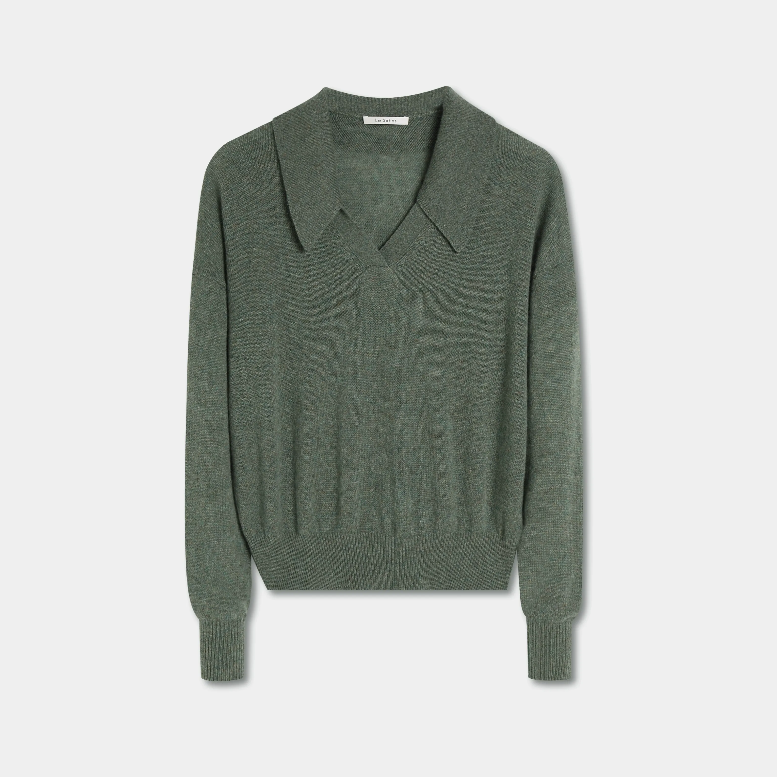 Italian Cashmere Polo Sweater - Image 7