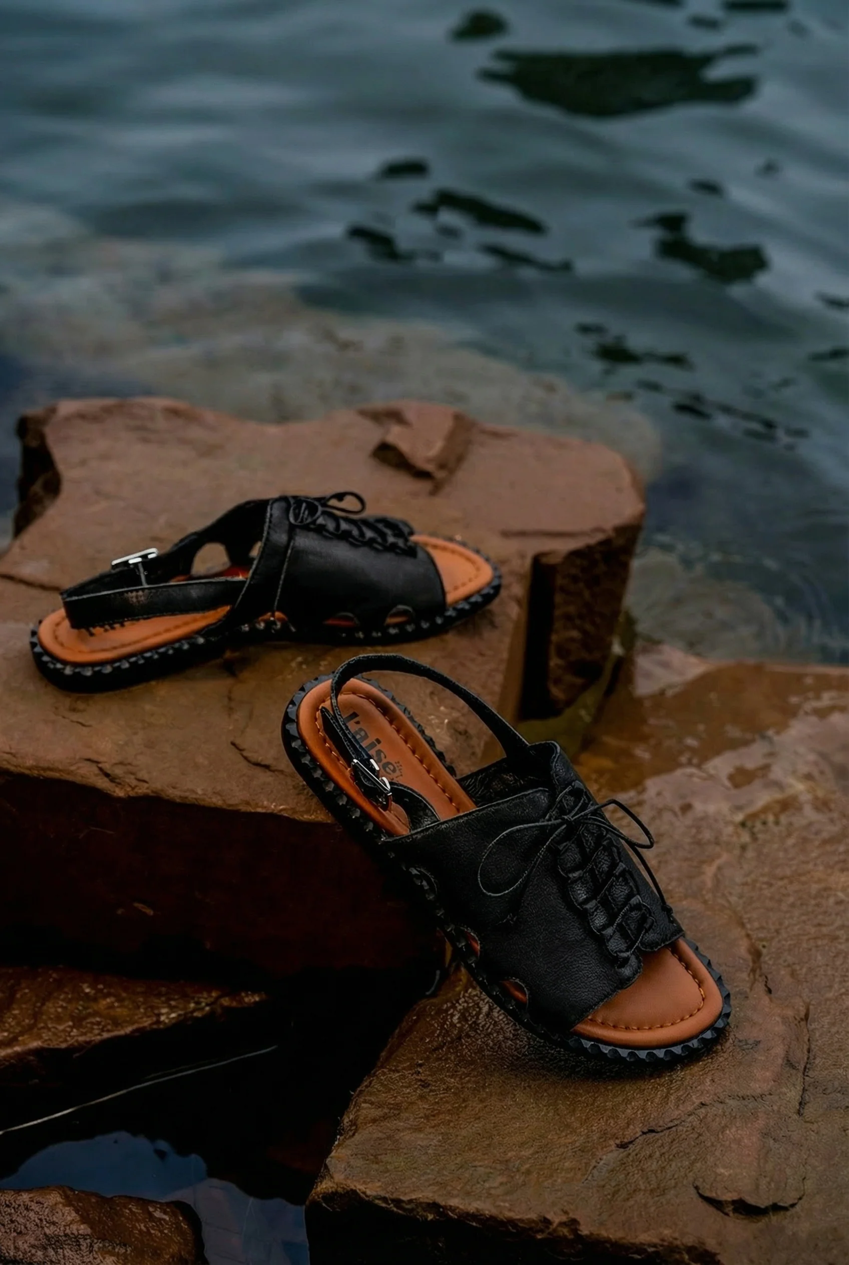 Italian Cowhide Roman Sandals - Image 5