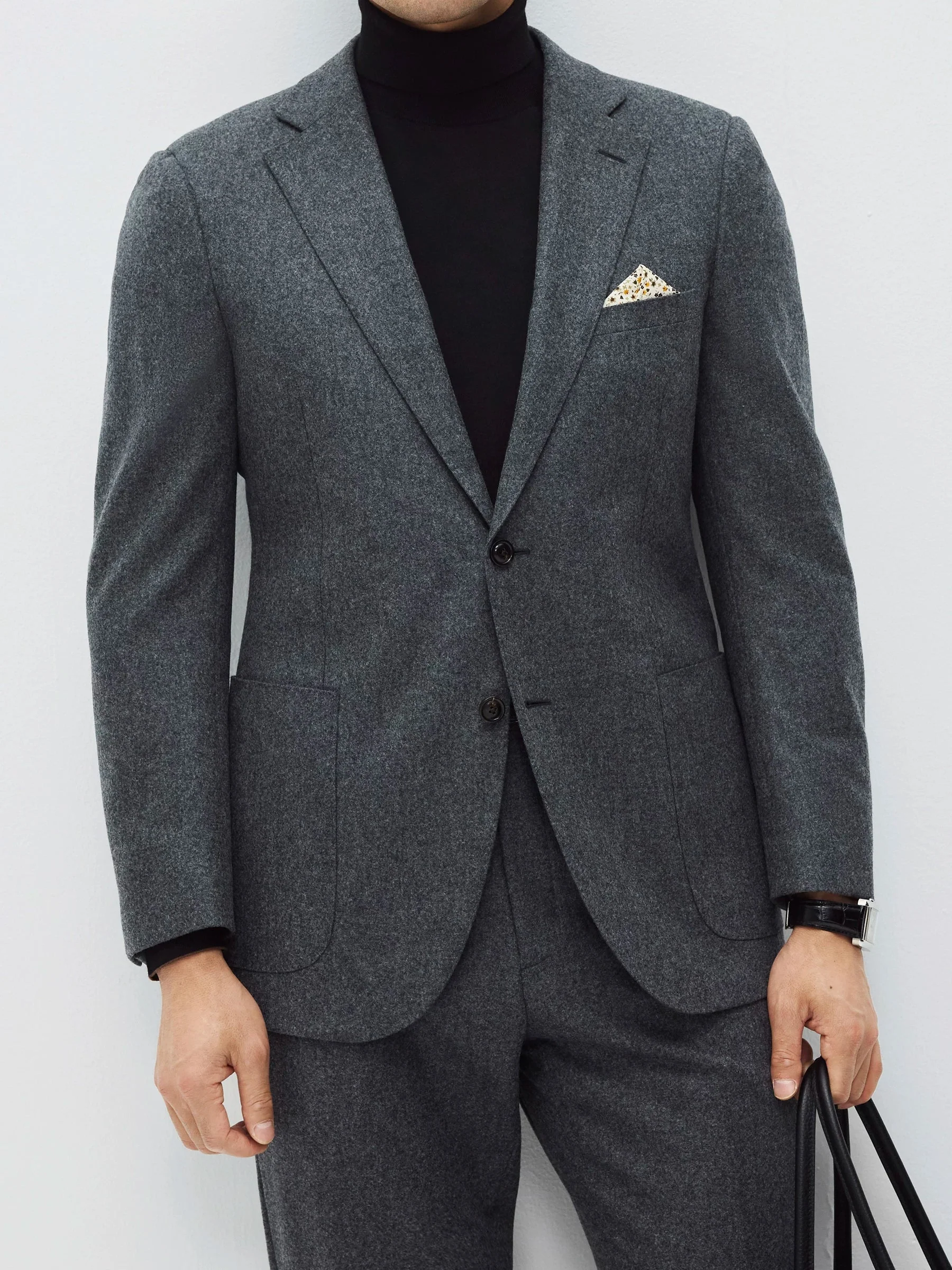 Italian Flannel Wool Suit - Image 2