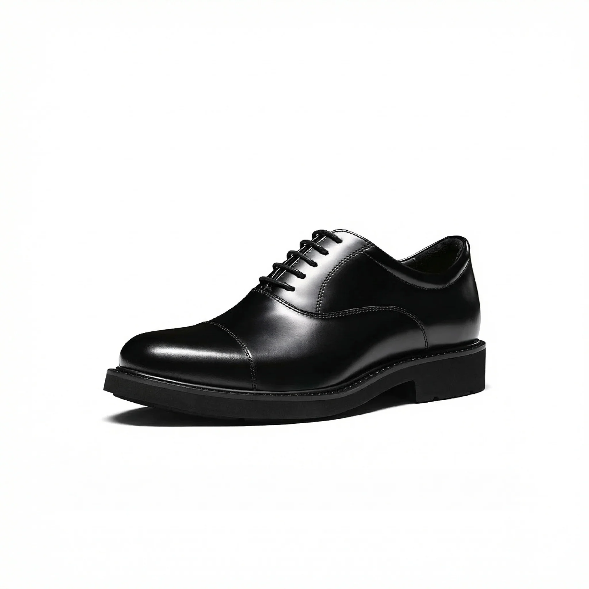 Italian Leather Cap-Toe Box Calf Oxford - Image 4
