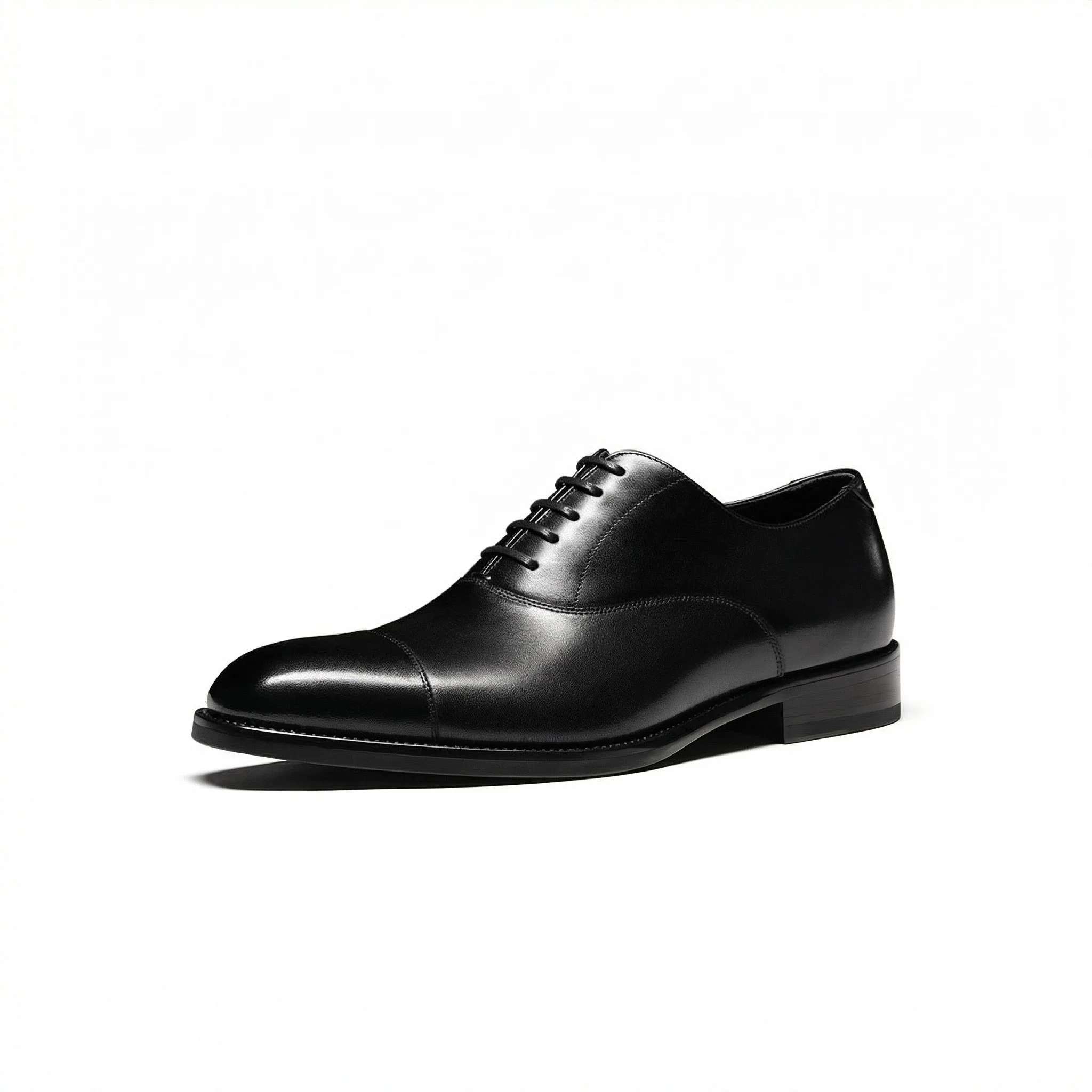 Italian Leather Cap-Toe Oxford - Image 8