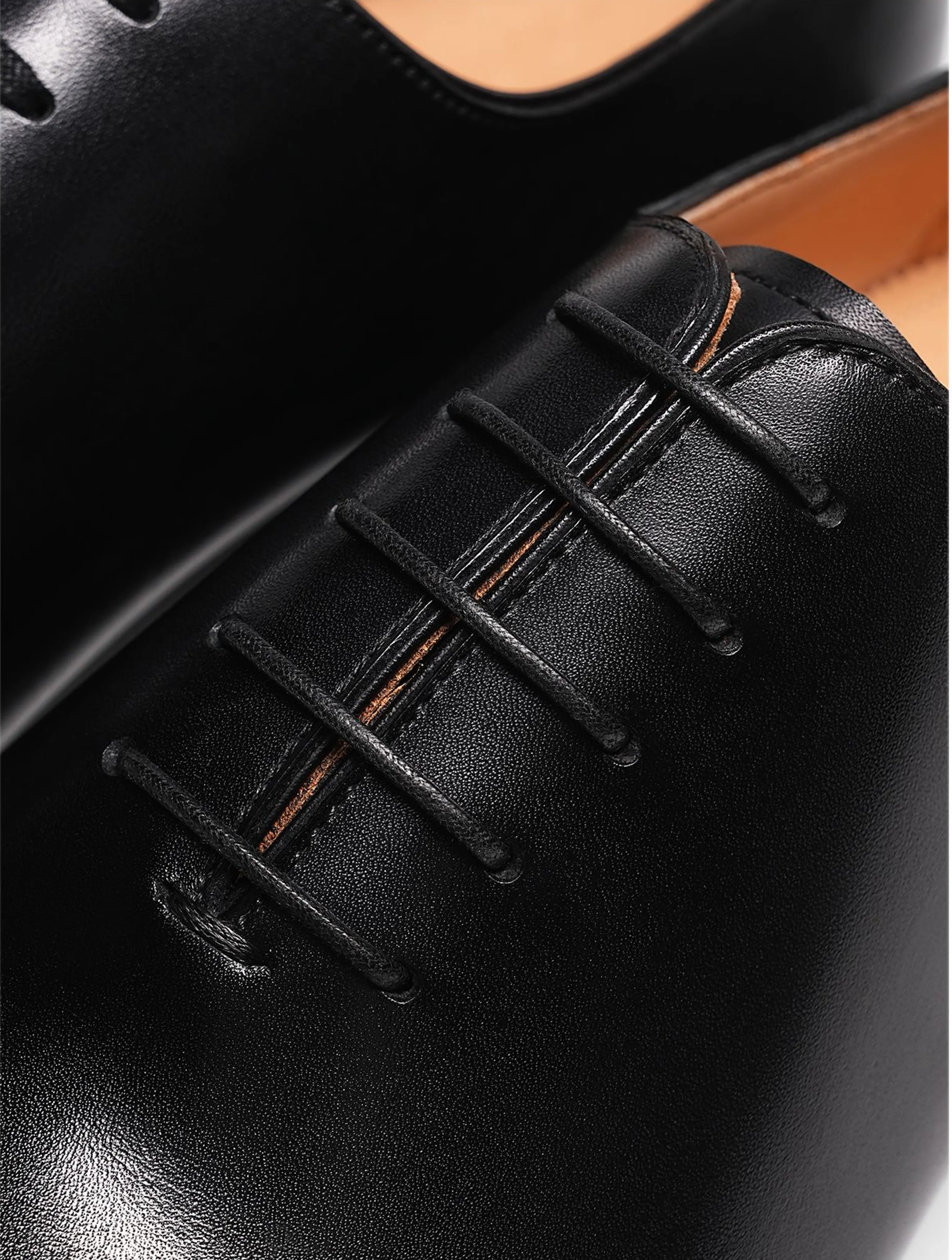 Italian Leather Wholecut Oxford - Image 4