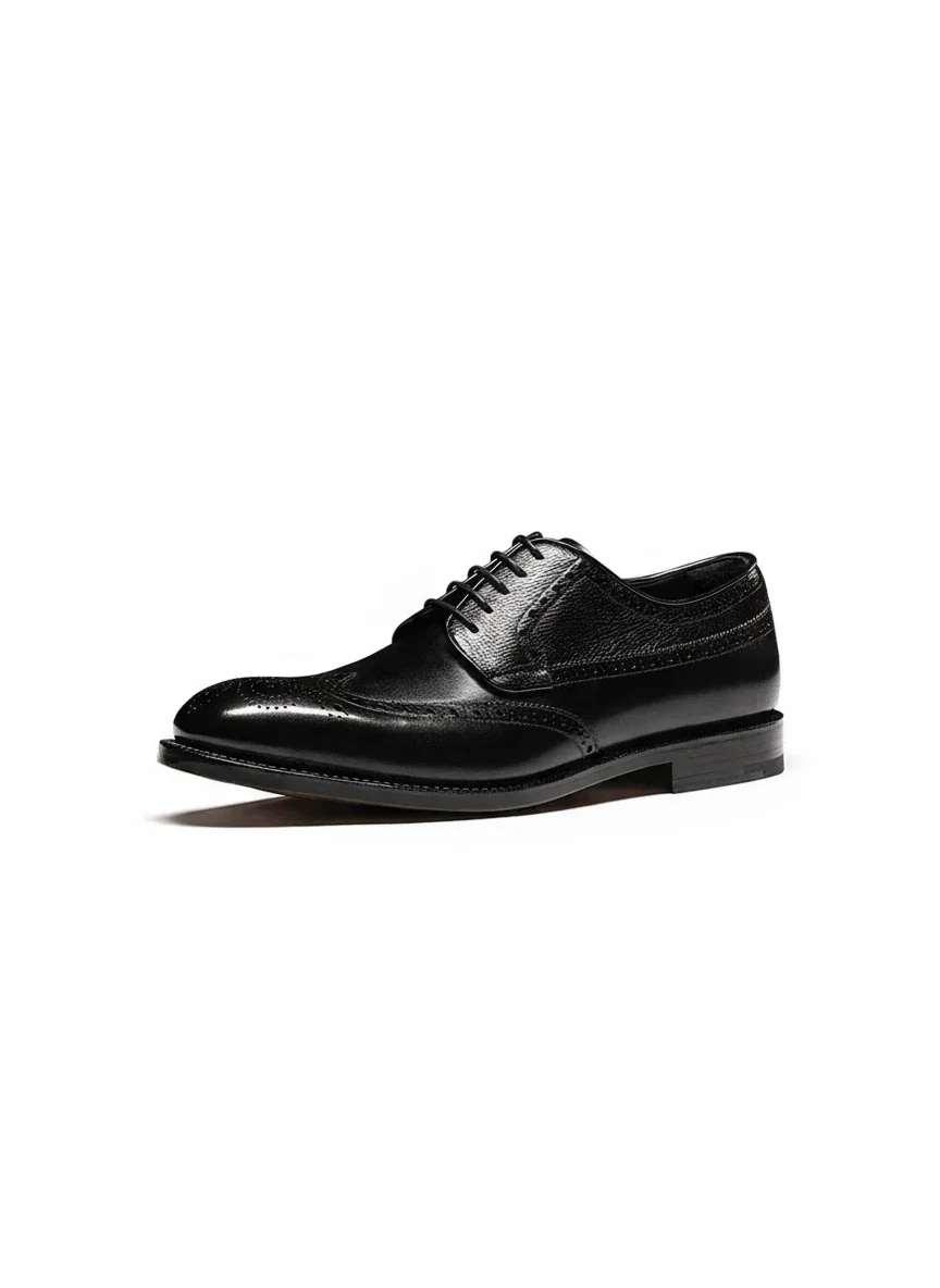 Italian Leather Wingtip Derby