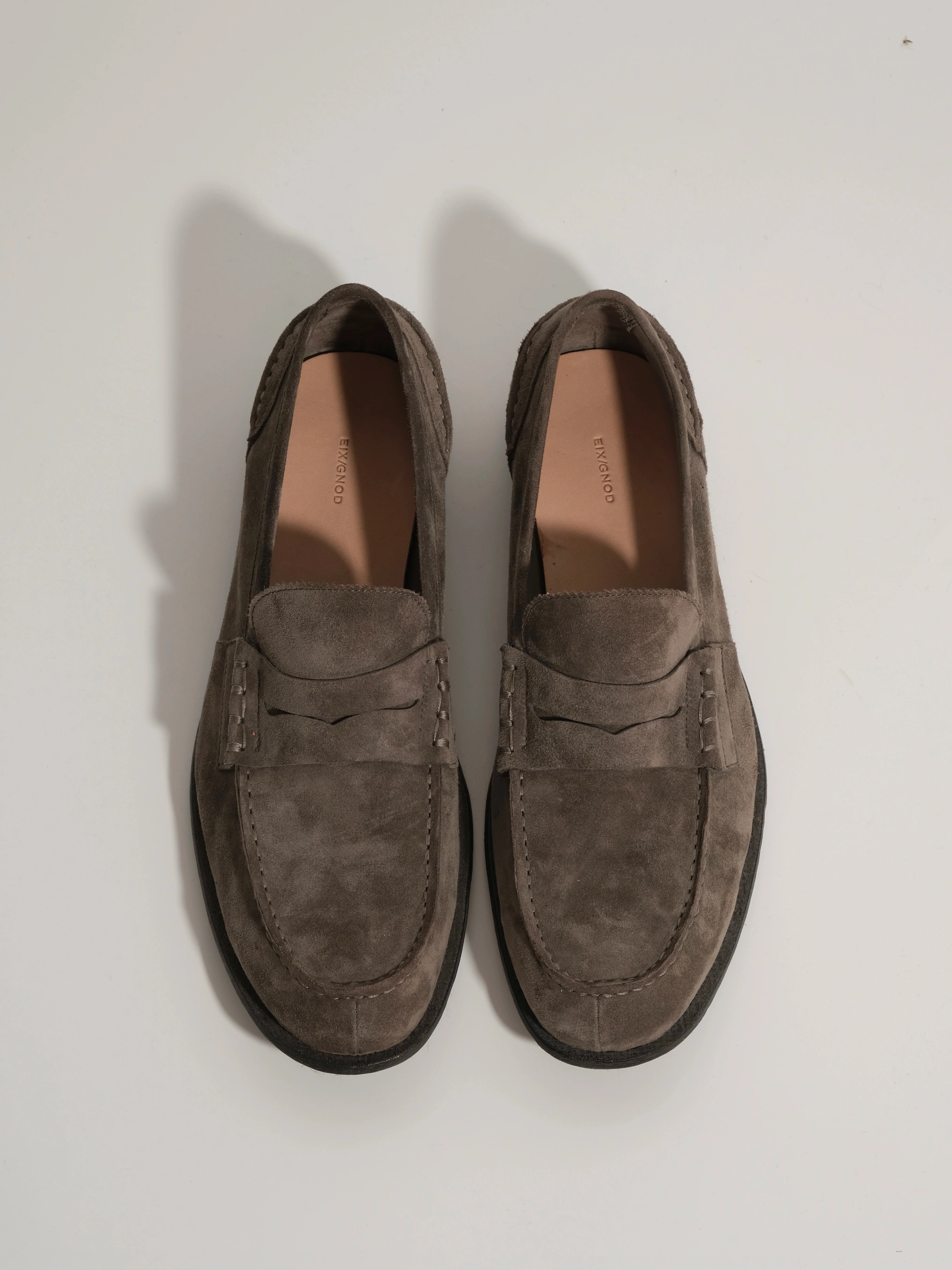 Italian Split-Suede Penny Loafers - Image 3