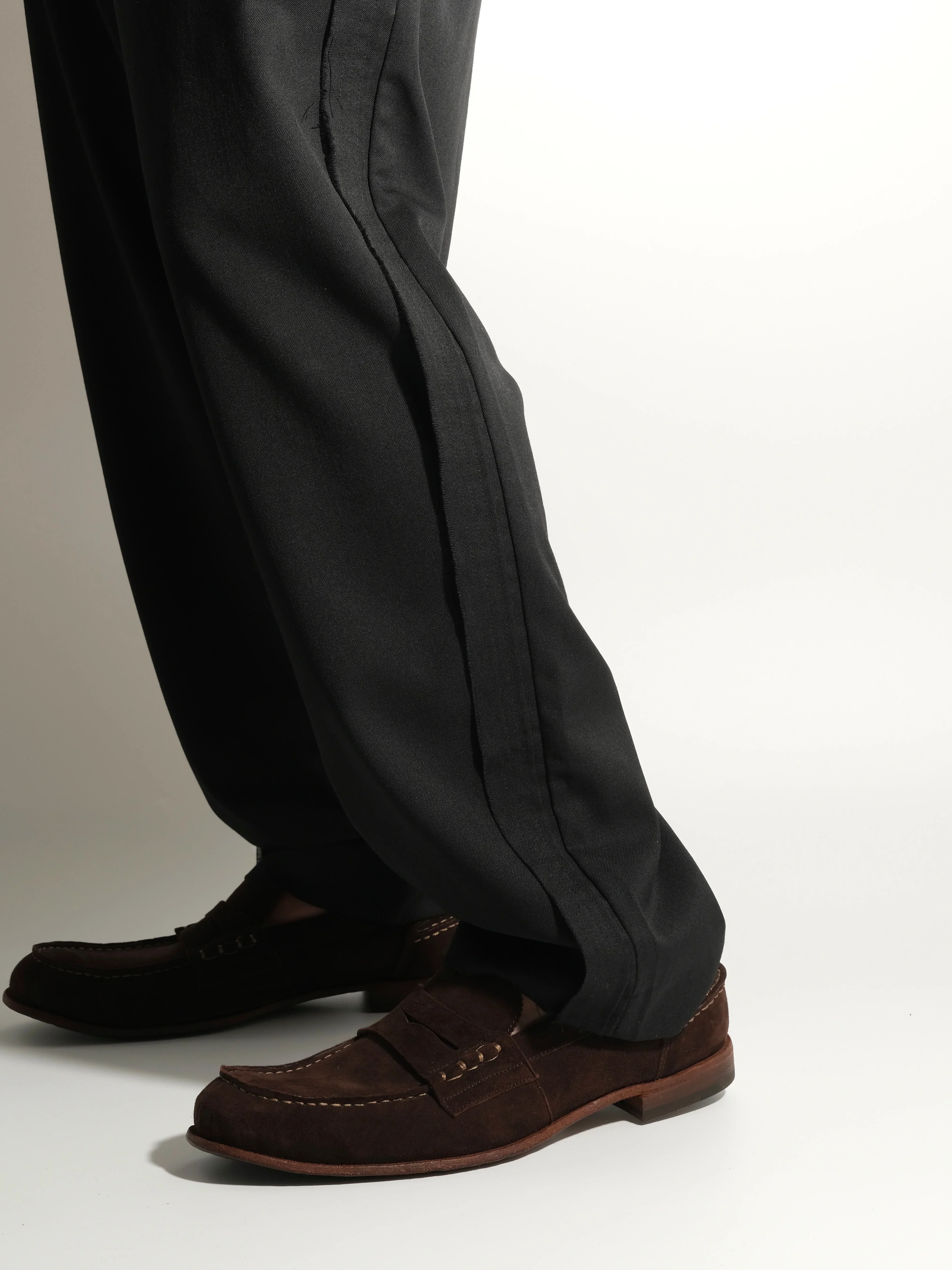 Italian Split-Suede Penny Loafers - Image 4