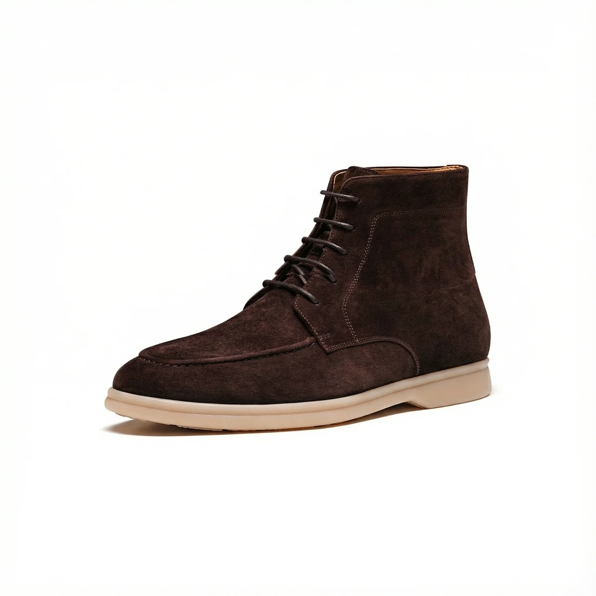 Italian Suede Moc-Toe Chukka Boots - Image 5