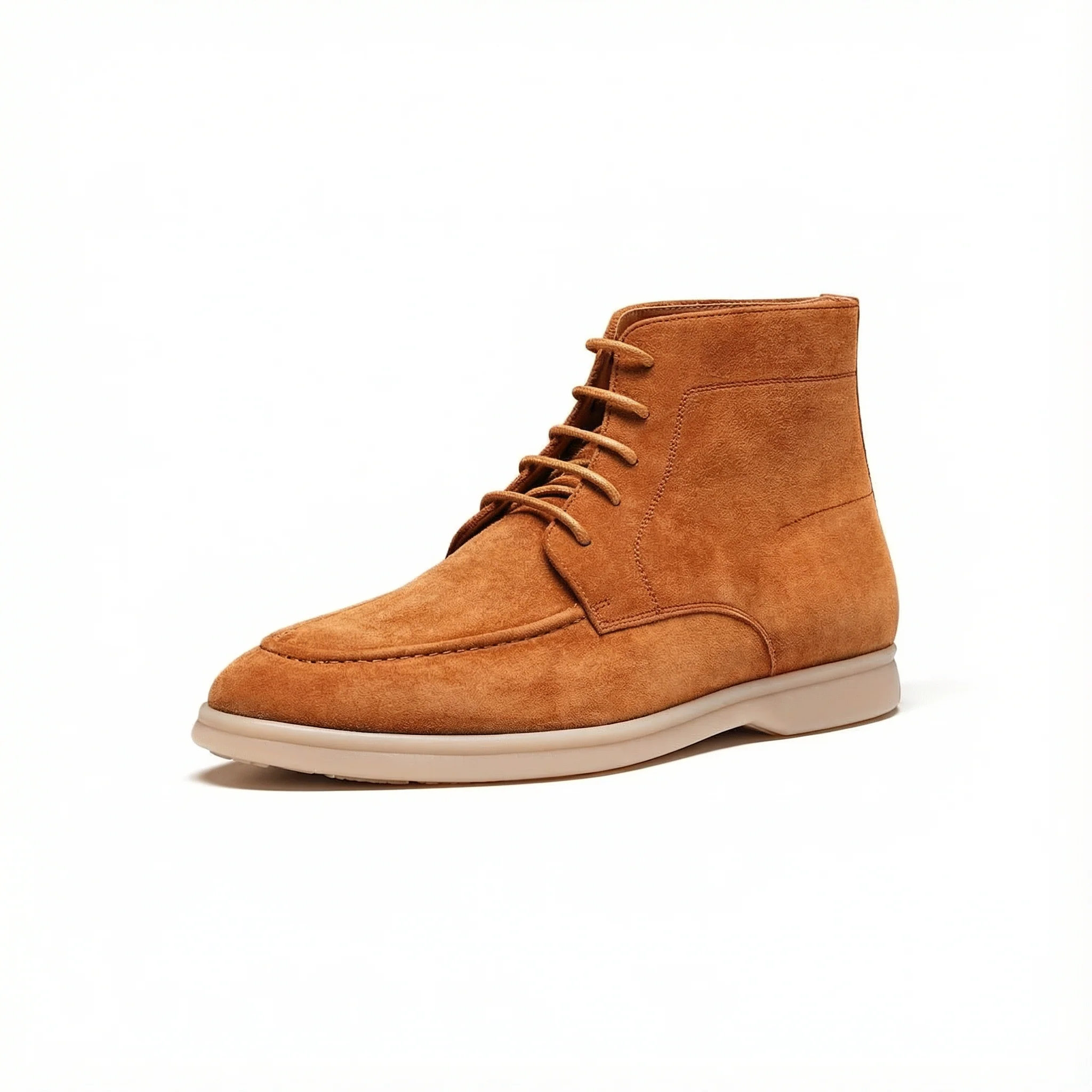 Italian Suede Moc-Toe Chukka Boots - Image 8
