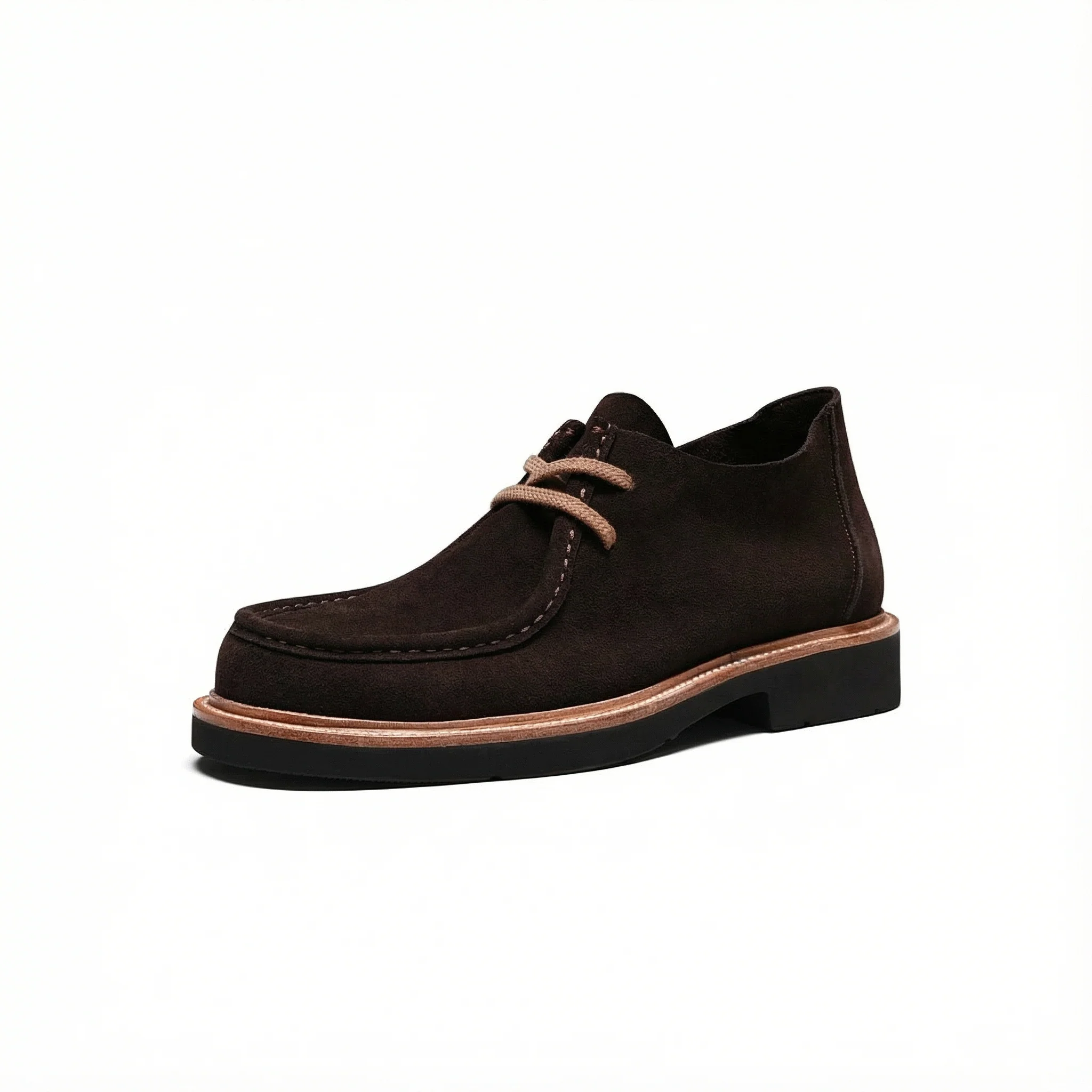 Italian Suede Moc-Toe Derby - Image 2