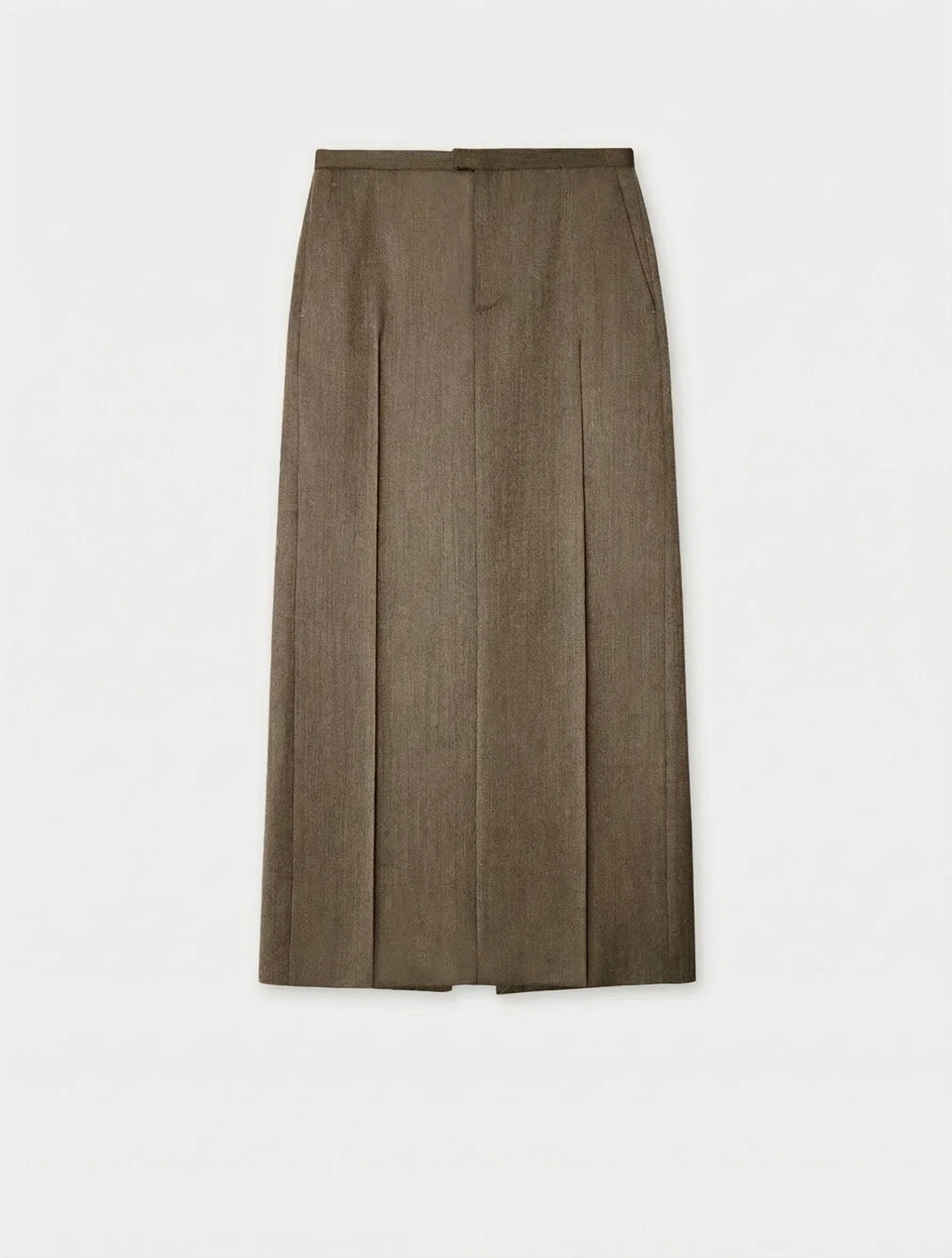 Italian Worsted Wool Column Skirt - Image 2