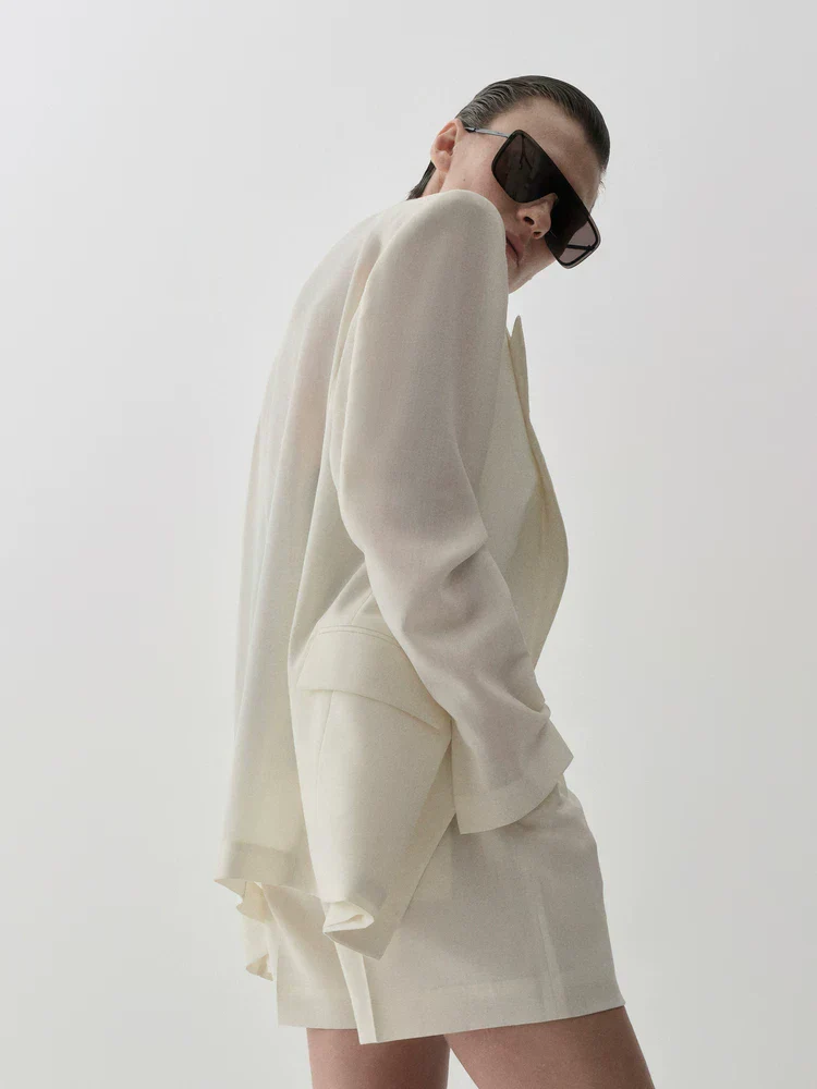 Ivory Double Blazer - Image 3