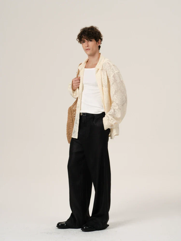 Ivory Floral Lace Shirt - Image 2