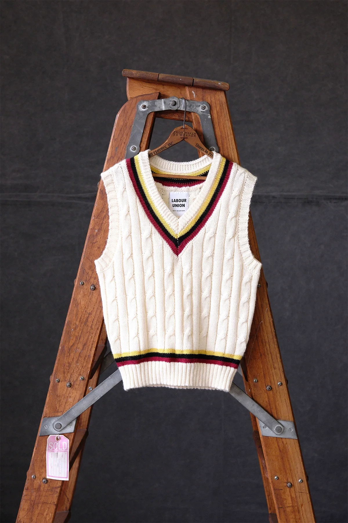 Ivy League Cable Knit Sweater Vest - Image 8