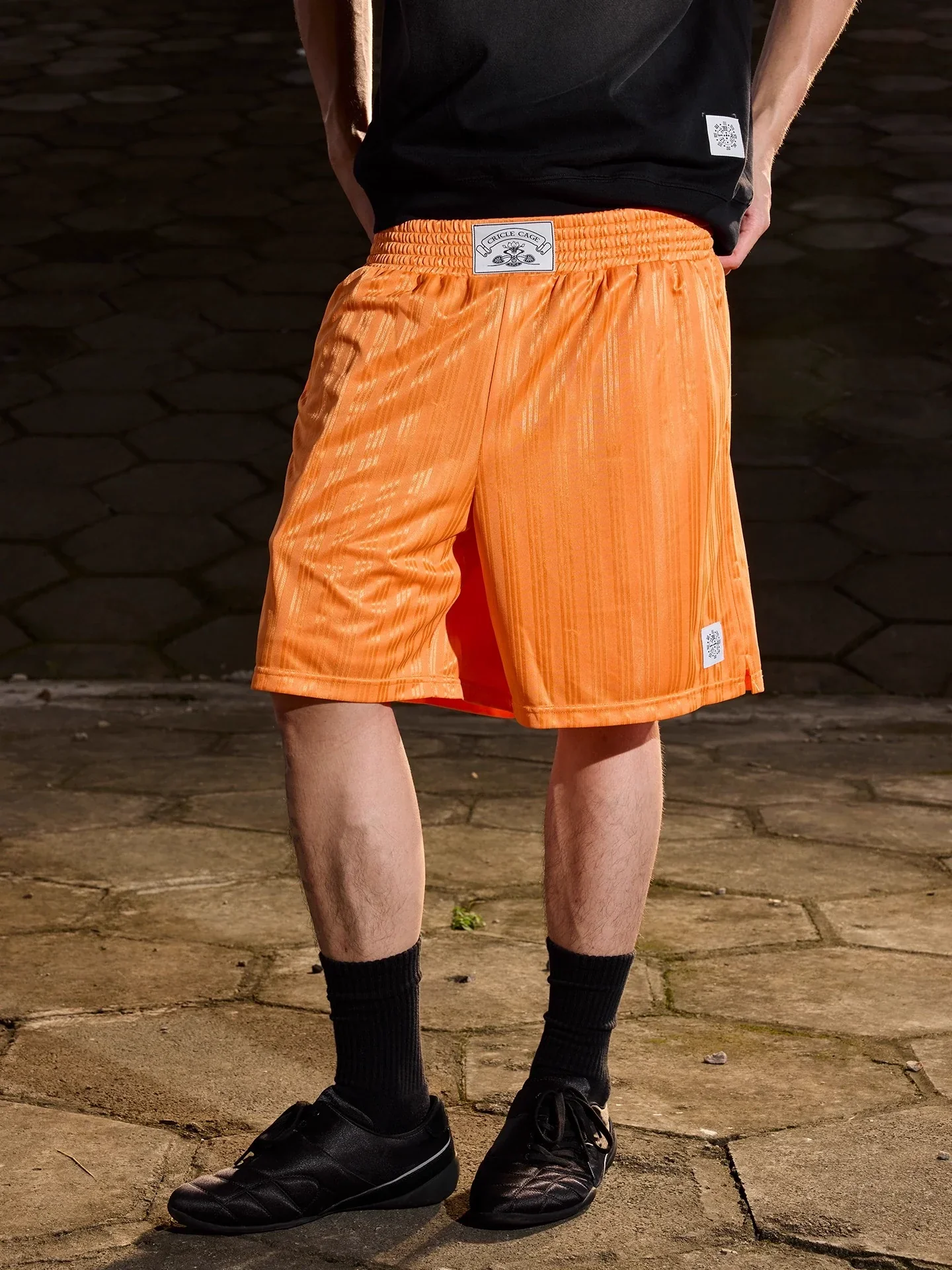 Jacquard Stripe Athletic Shorts - Image 5
