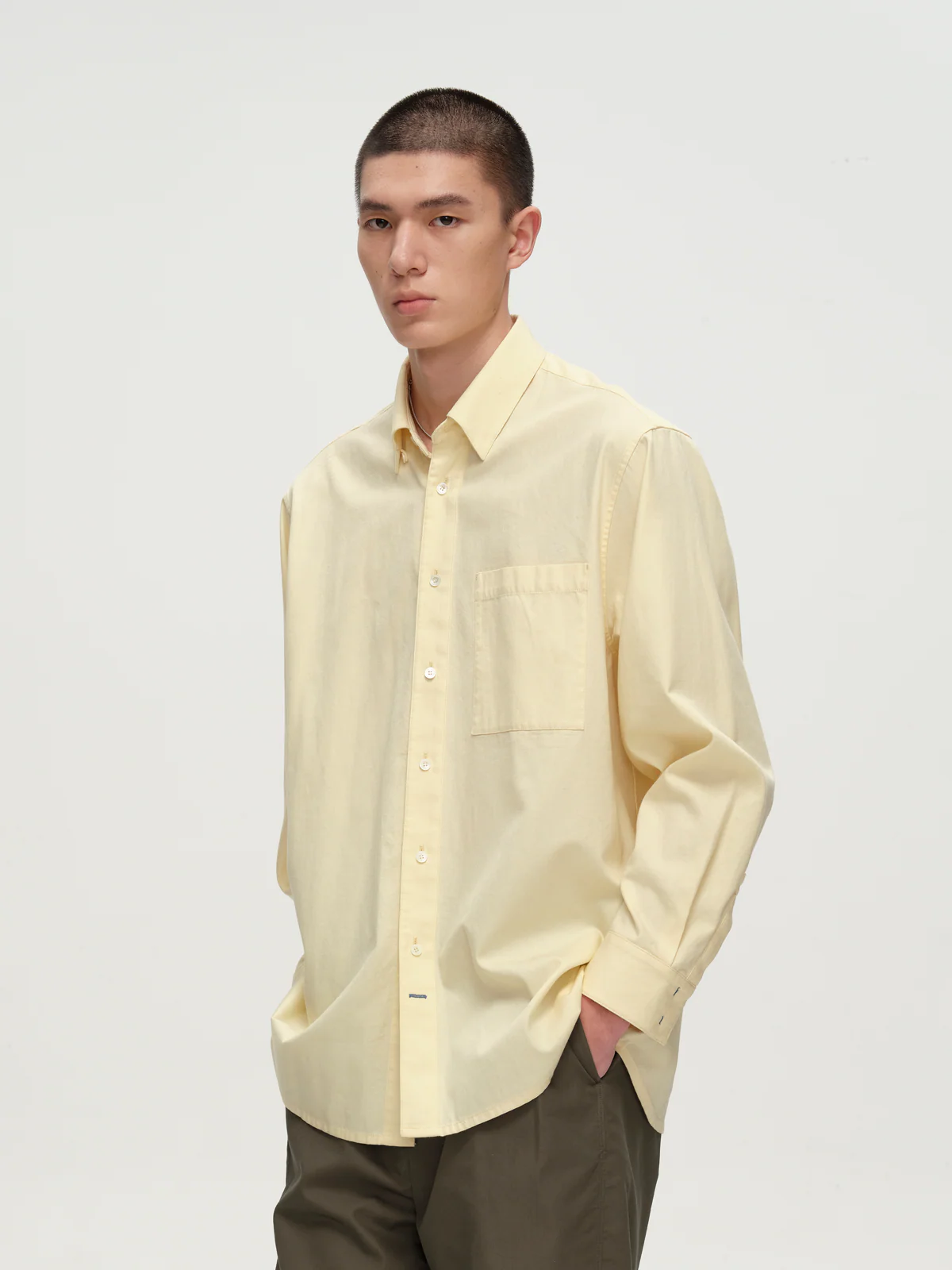 Japanese Oxford Long-Sleeve Shirt